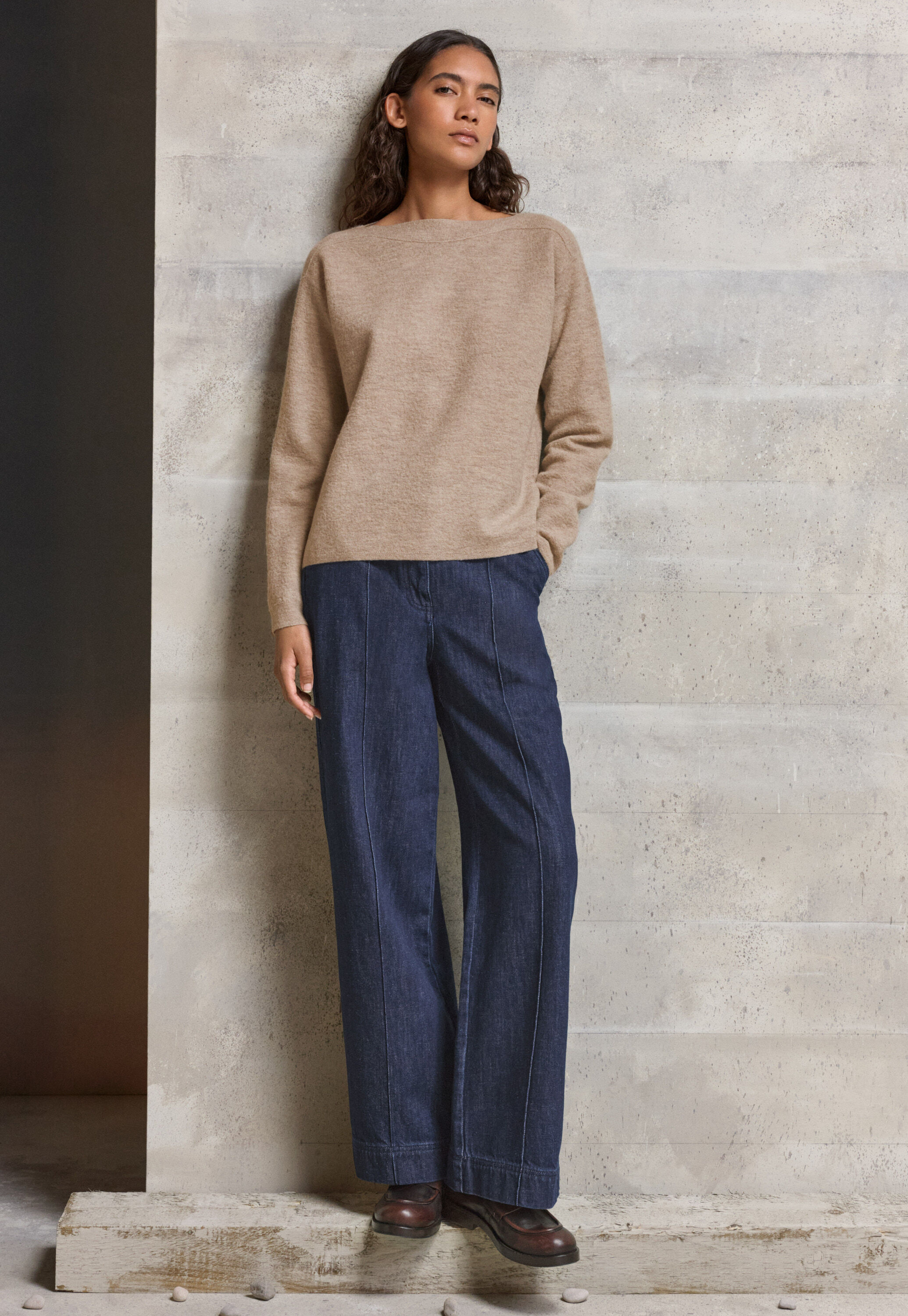 Pleat-front trousers
