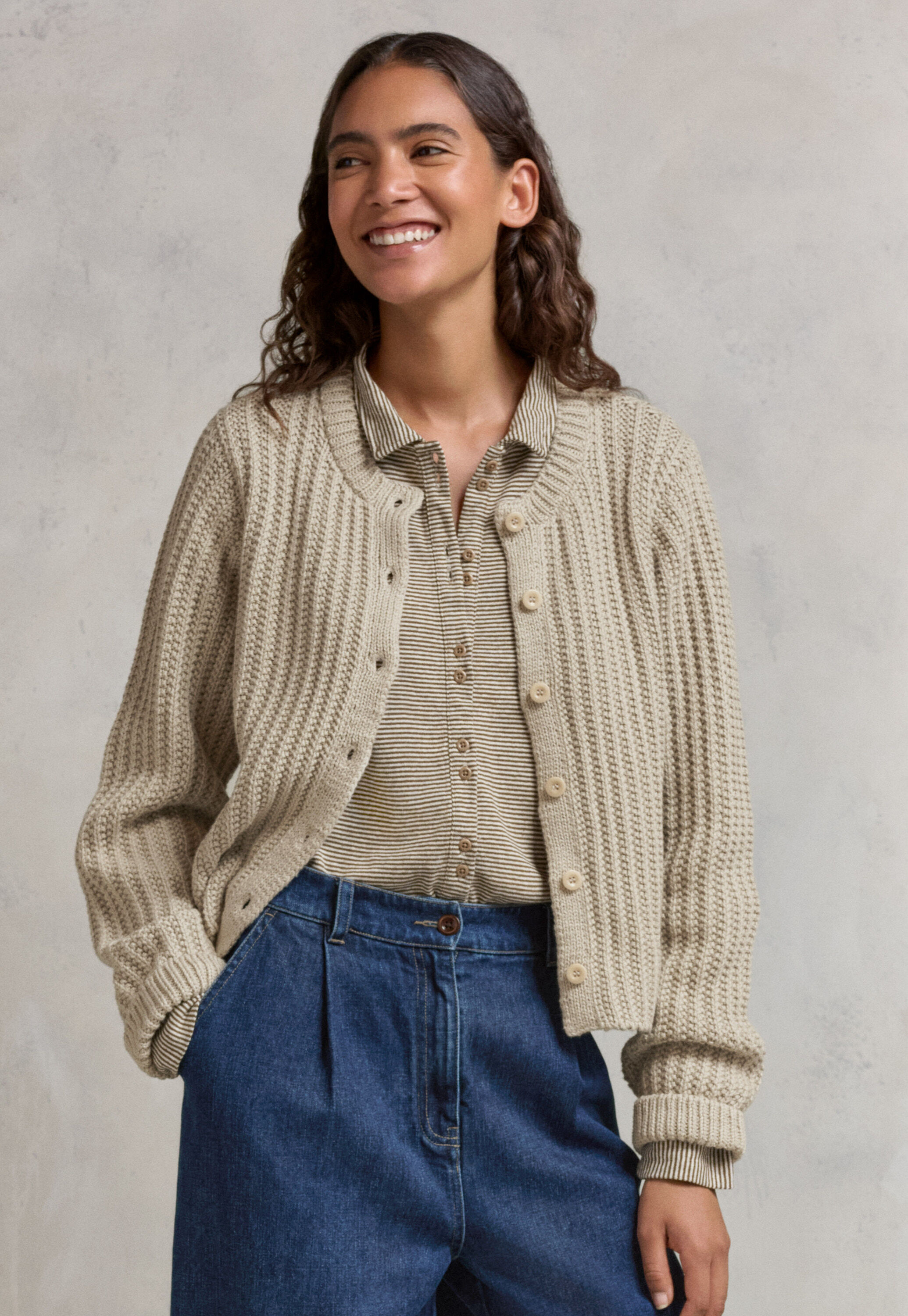 Jersey striped shirt