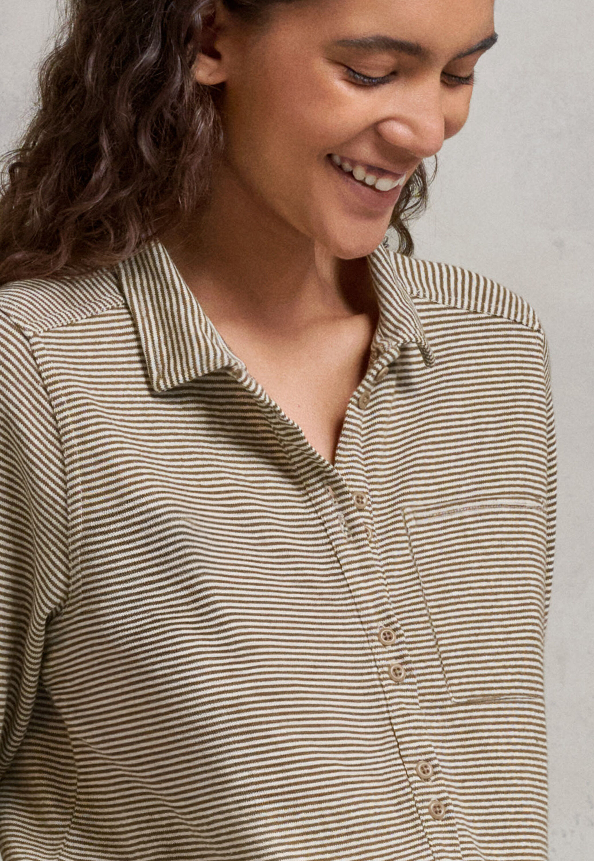 Jersey striped shirt