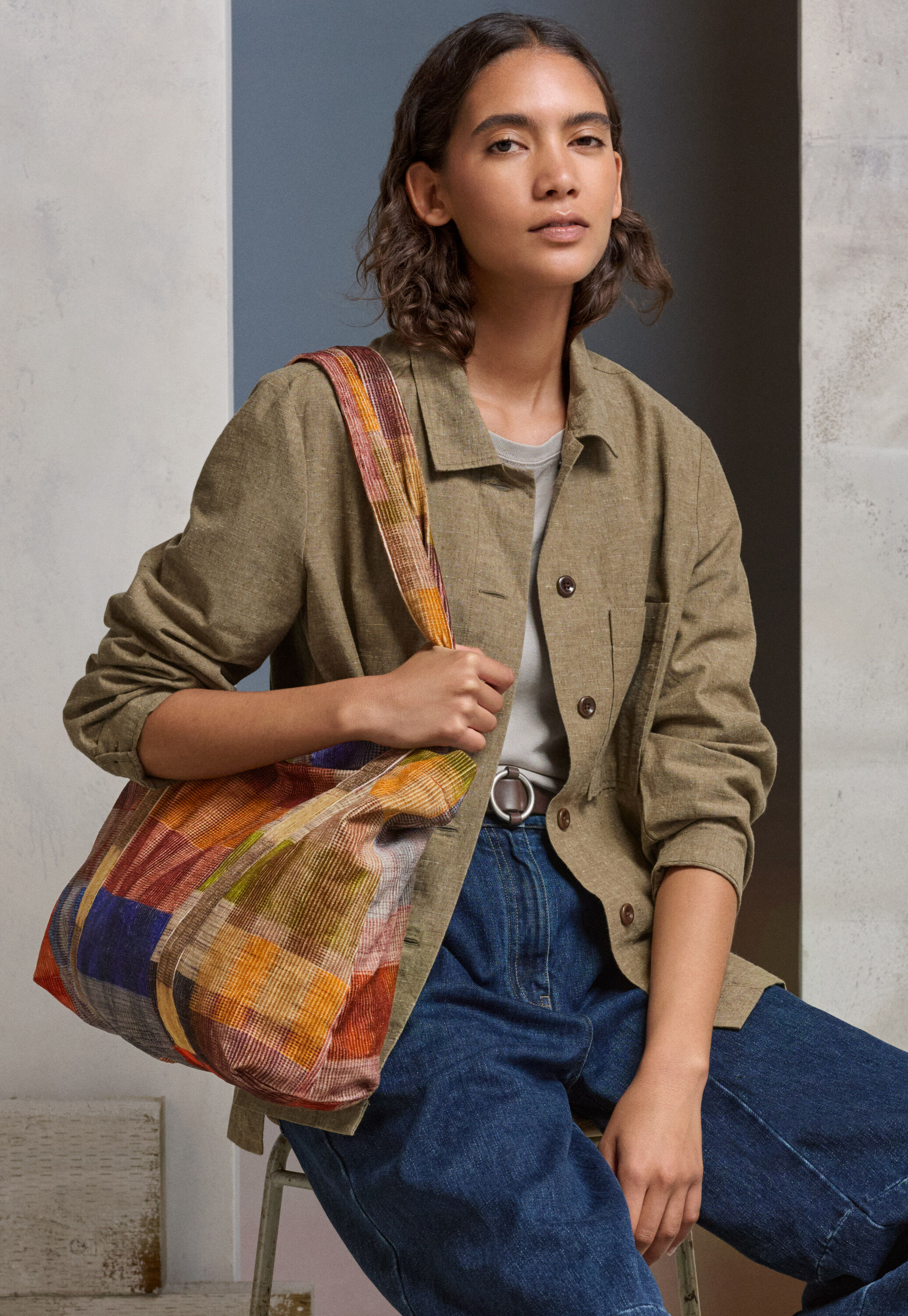 Structured overshirt