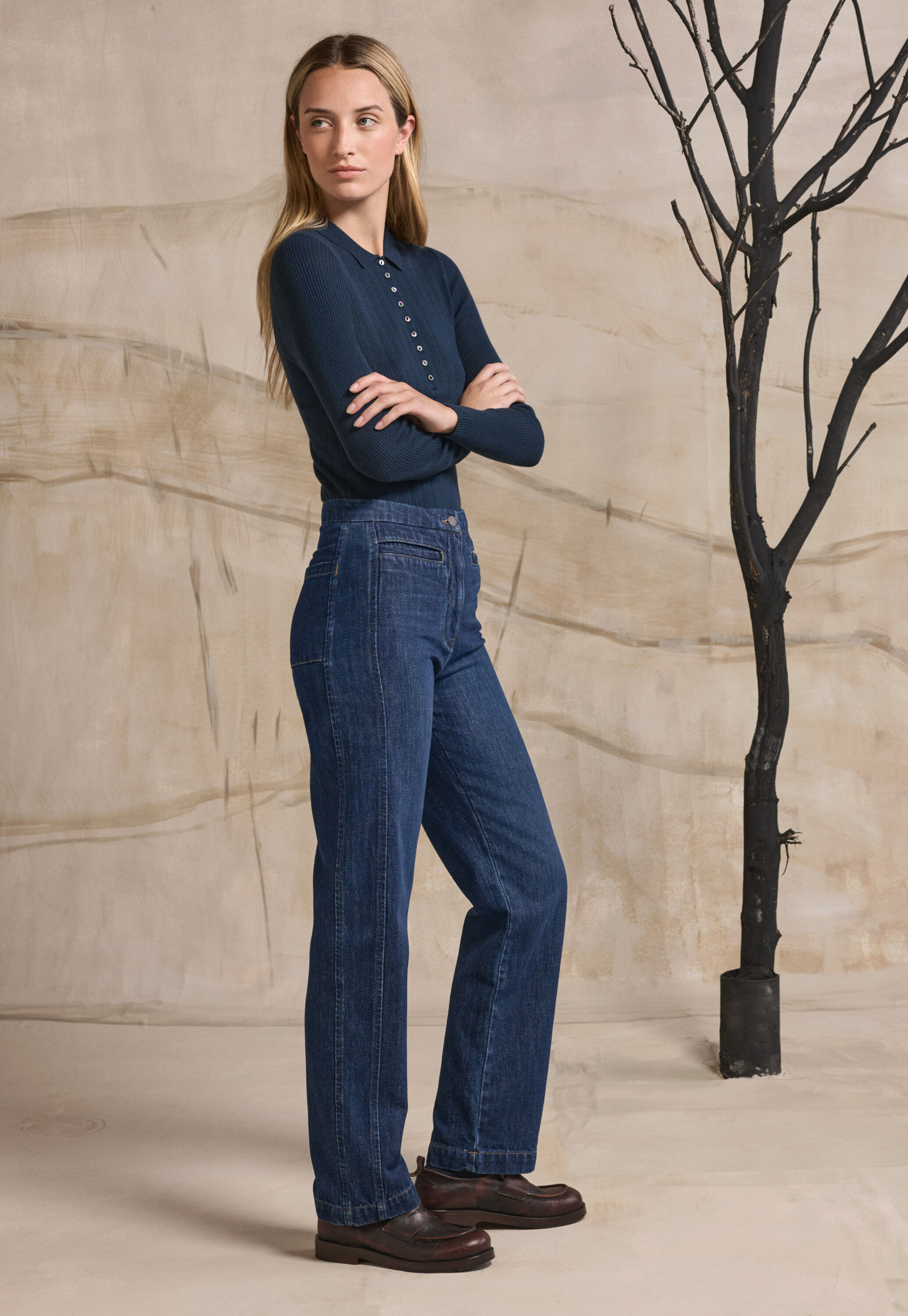 Slim-straight jeans