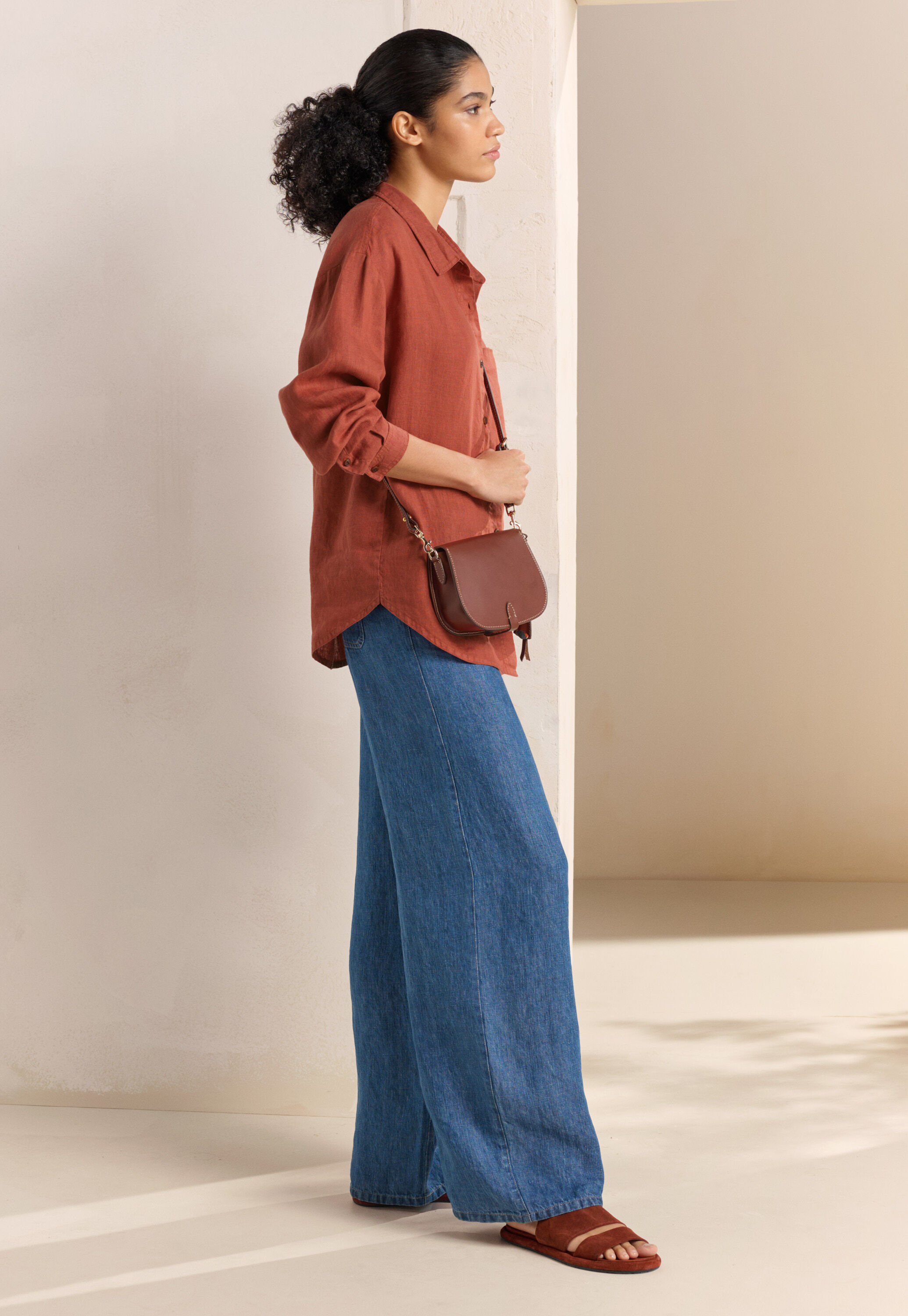 Pleat-front trousers