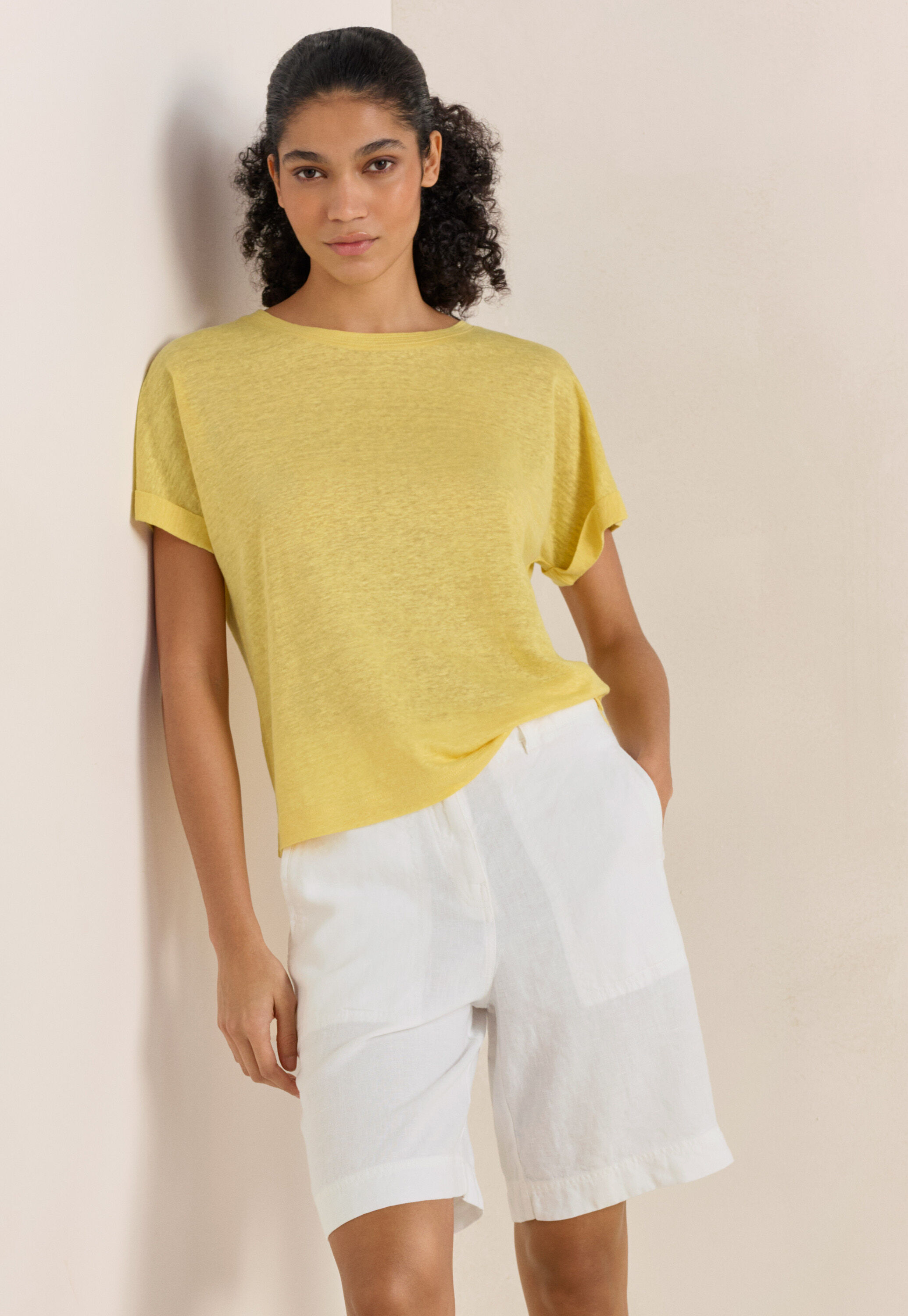 Funnel-neck top