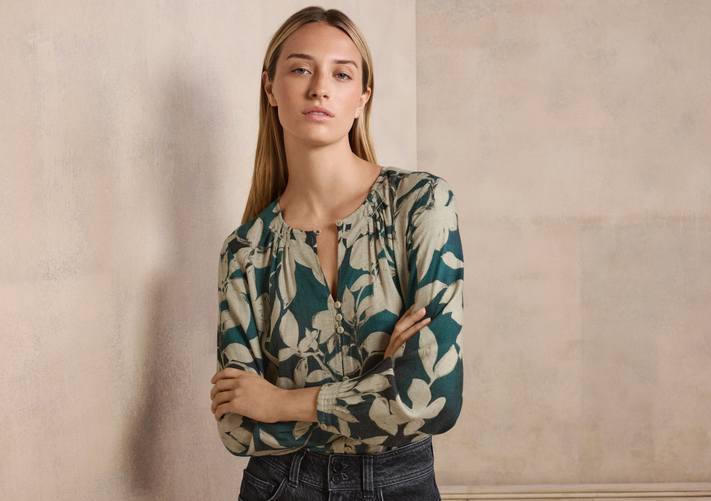 Printed blouse