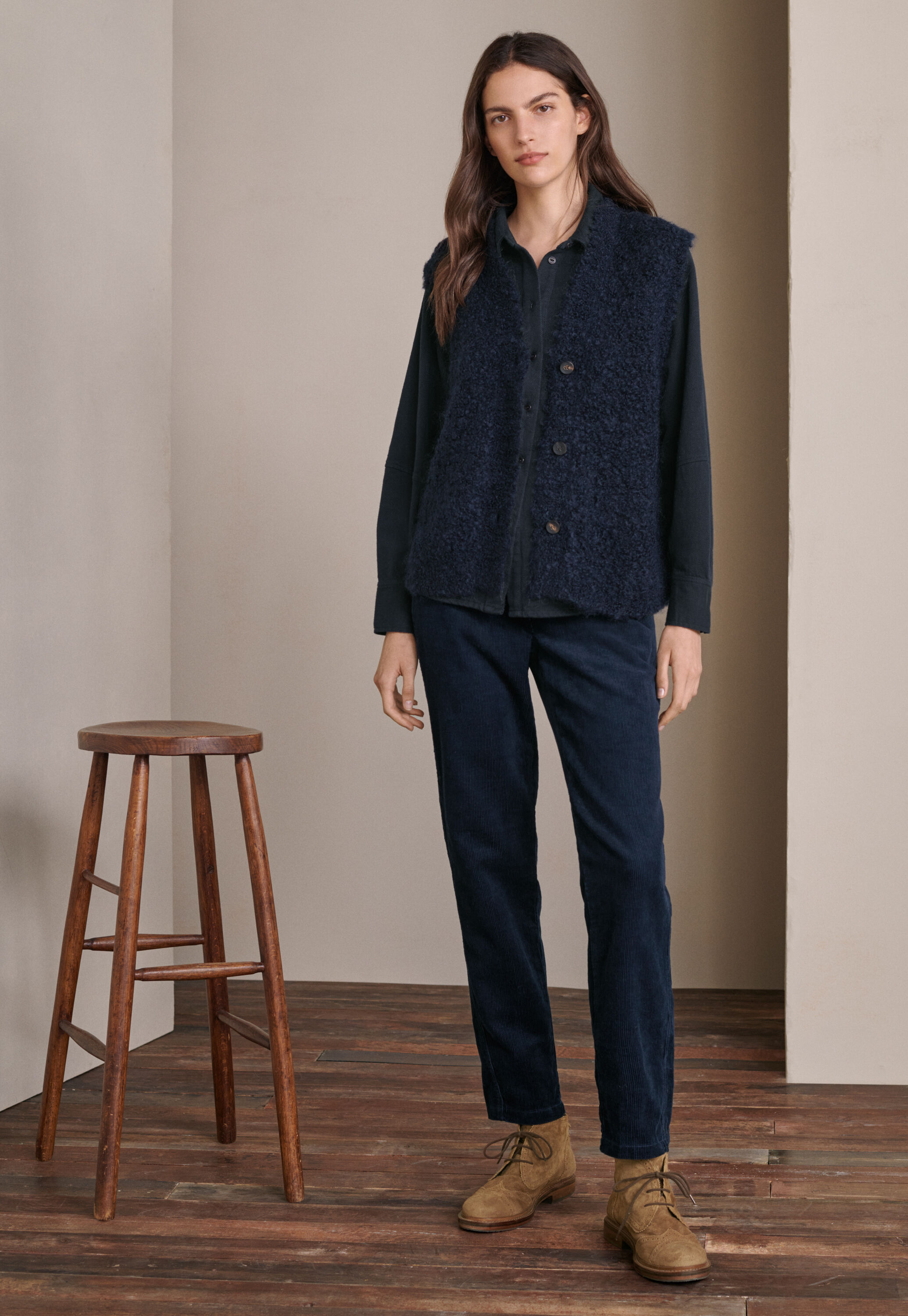 Knitted waistcoat