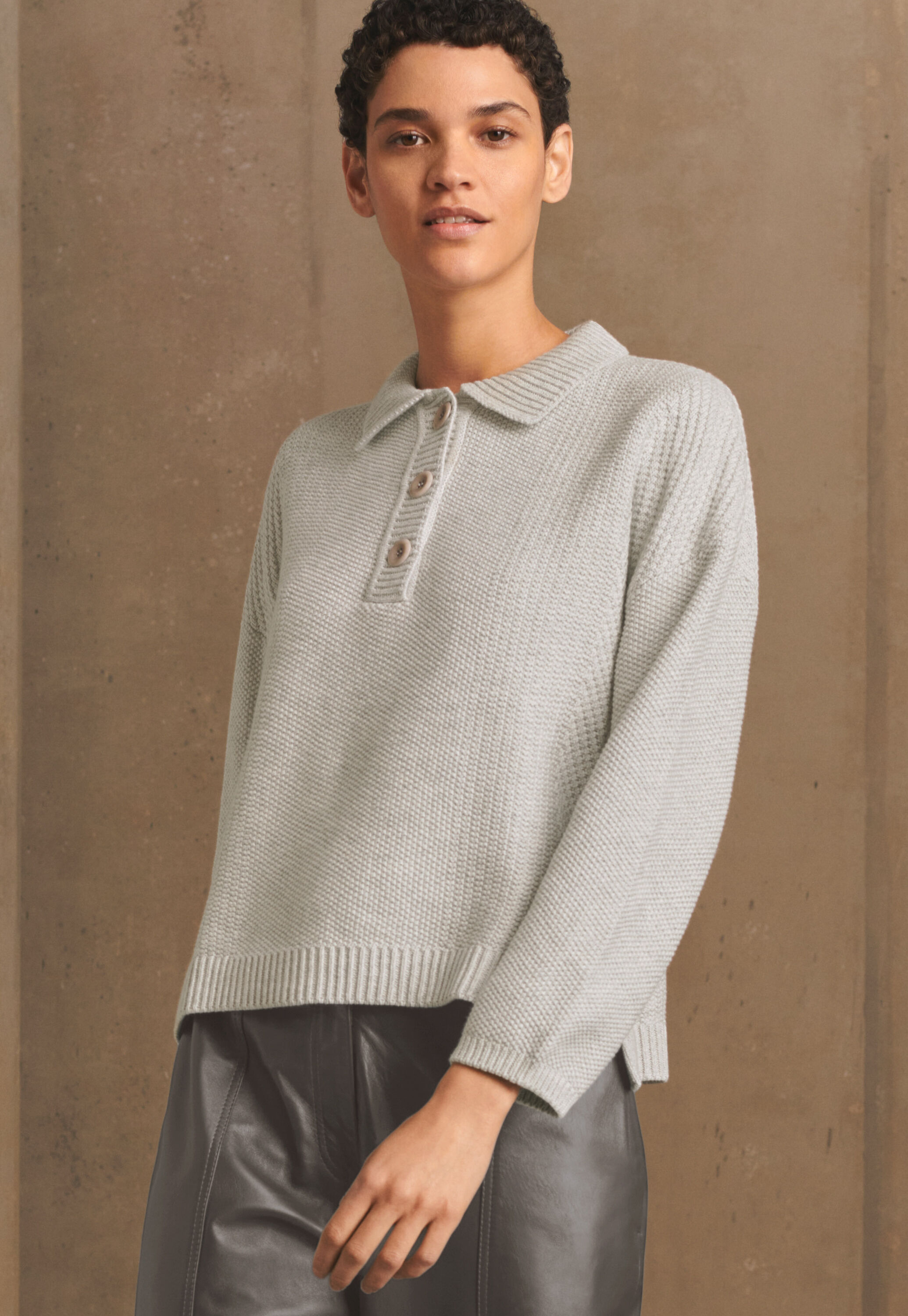 Collared sweater