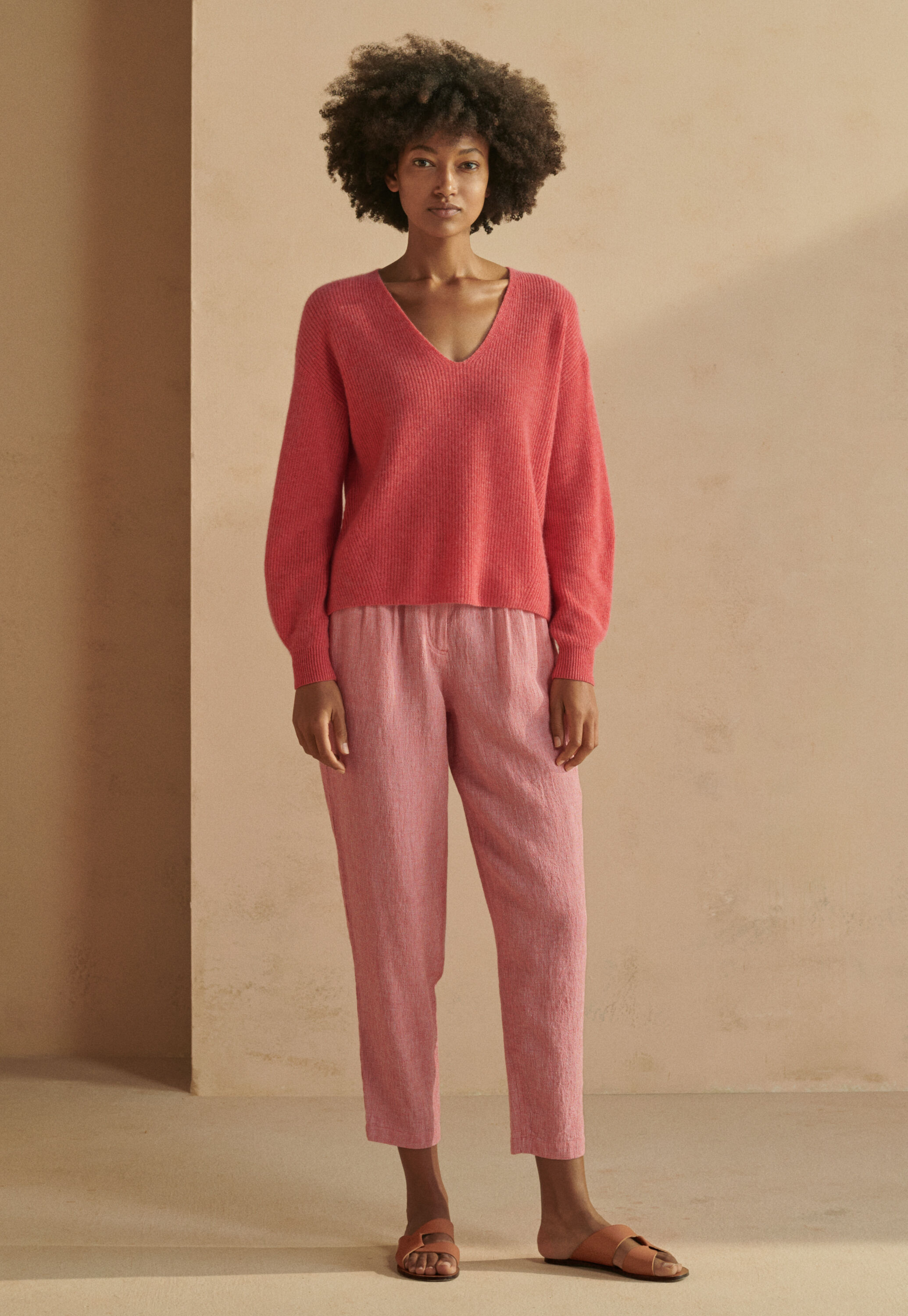 Tapered trousers