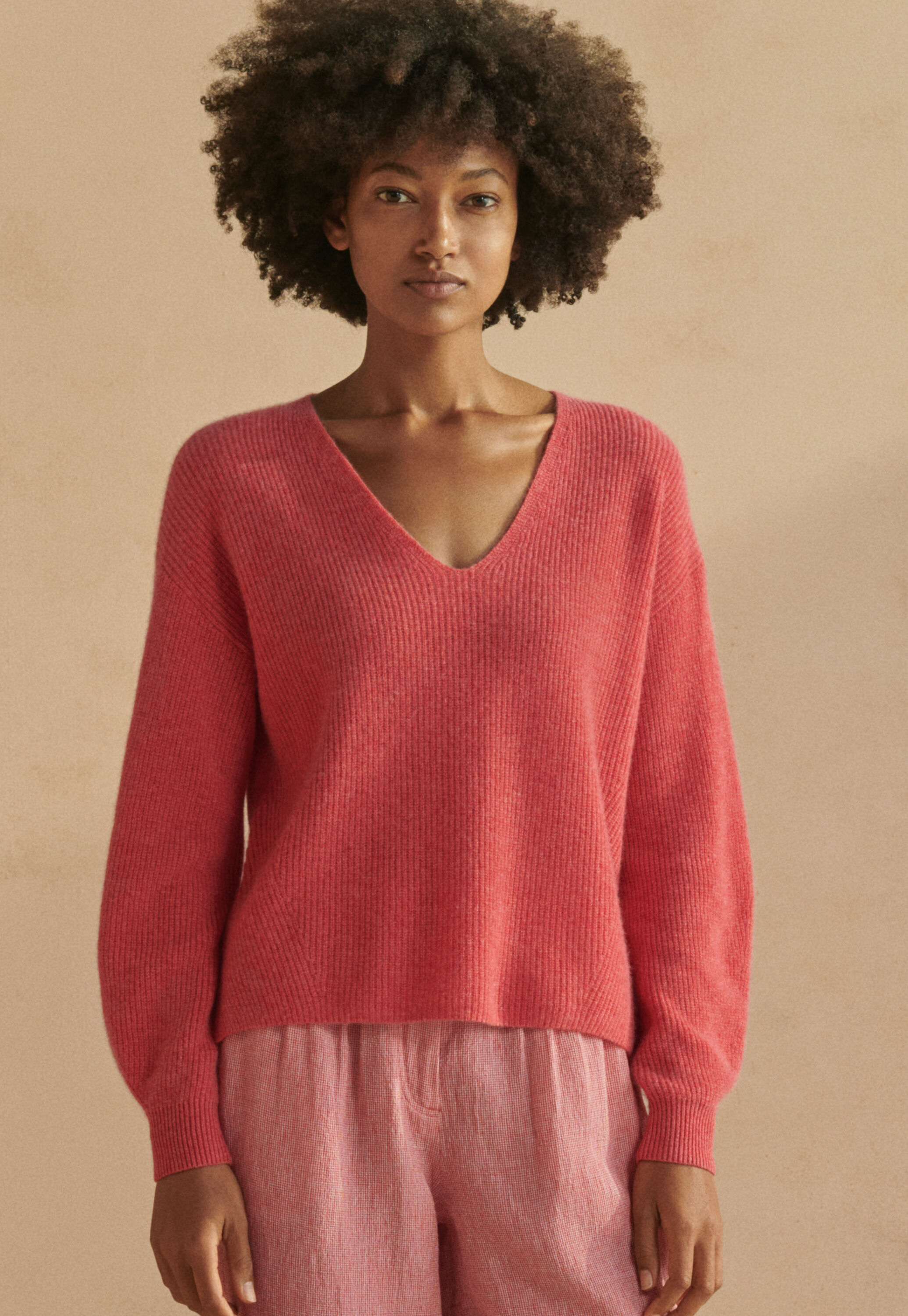 V-neck sweater