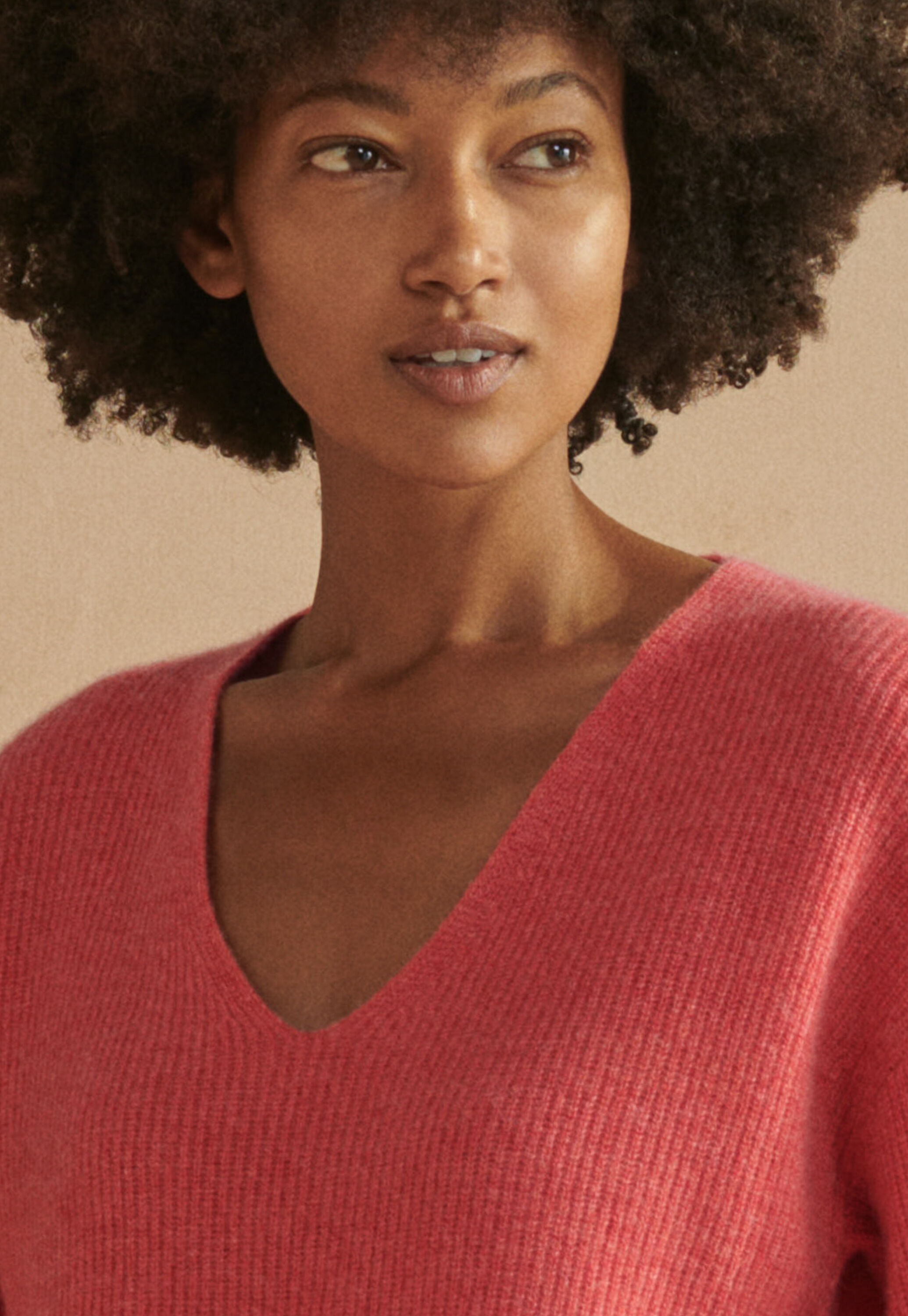 V-neck sweater