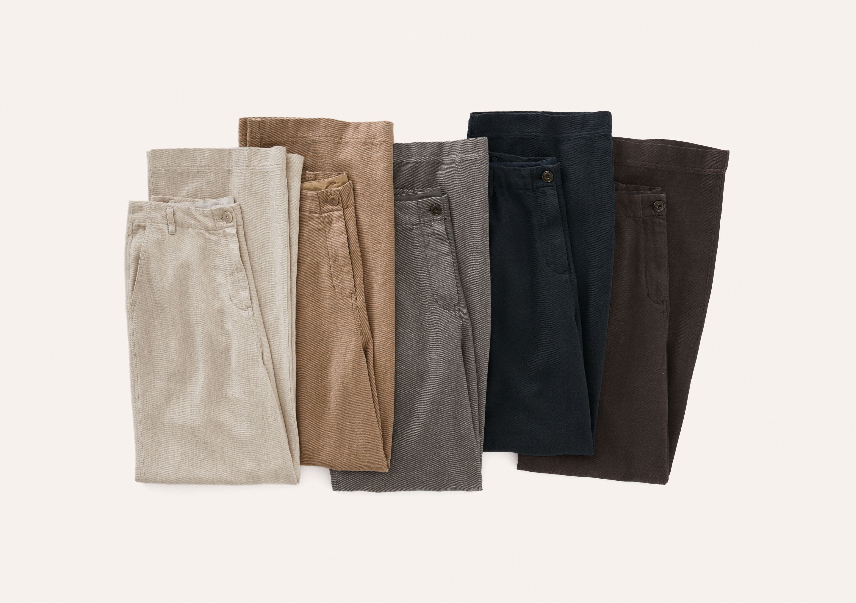 Pleat-front trousers