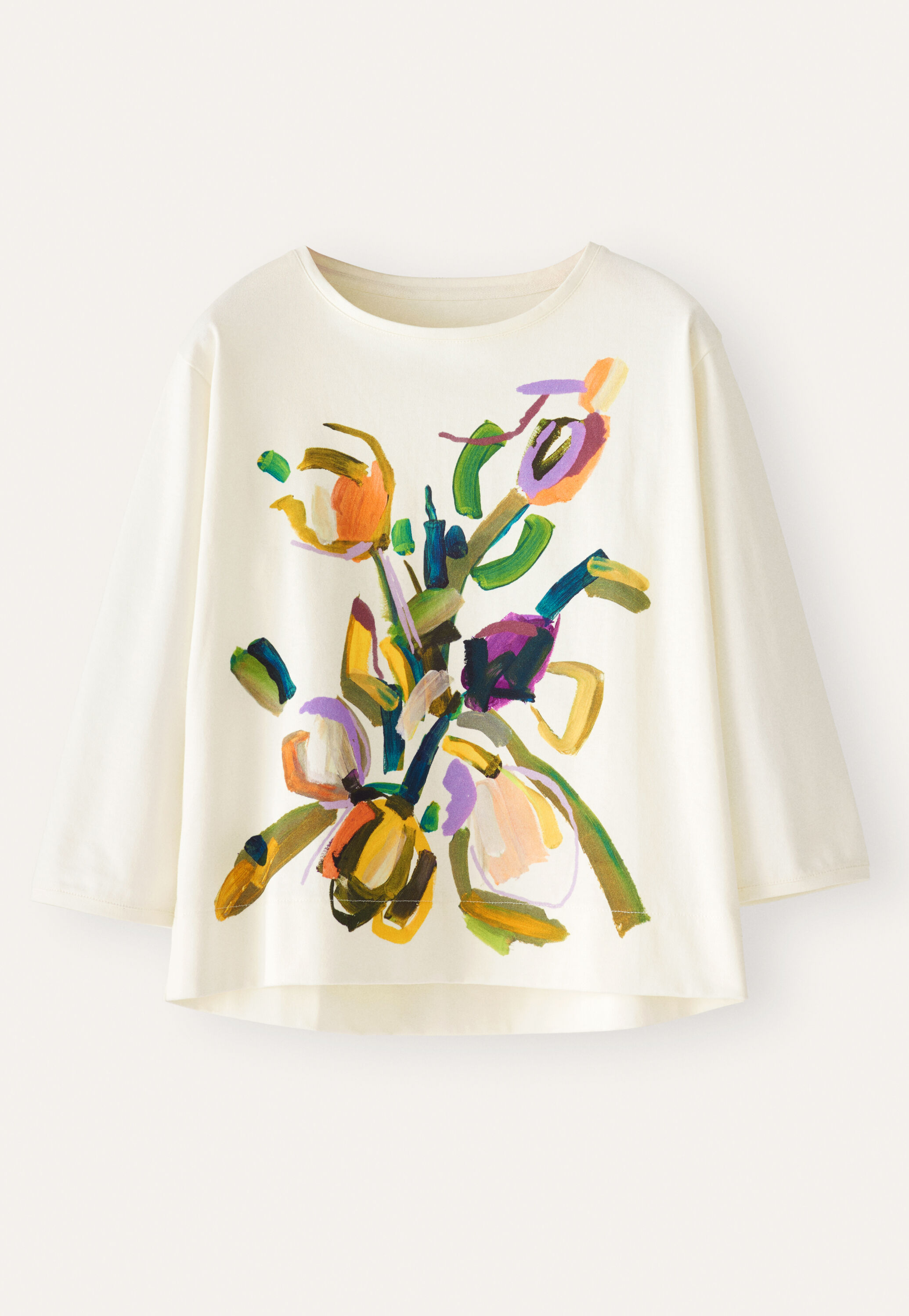 Printed jersey top