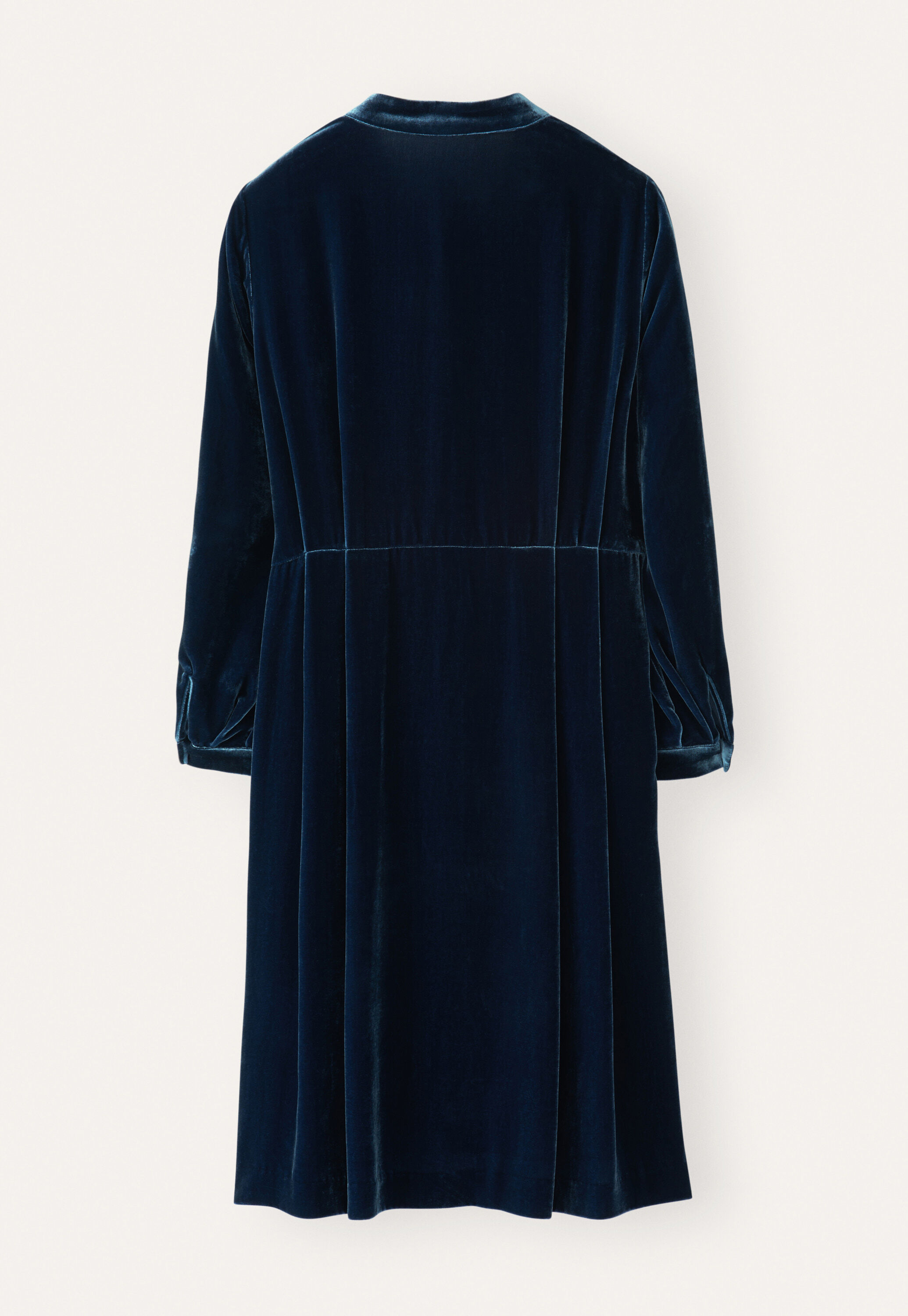 Pleat-waist dress