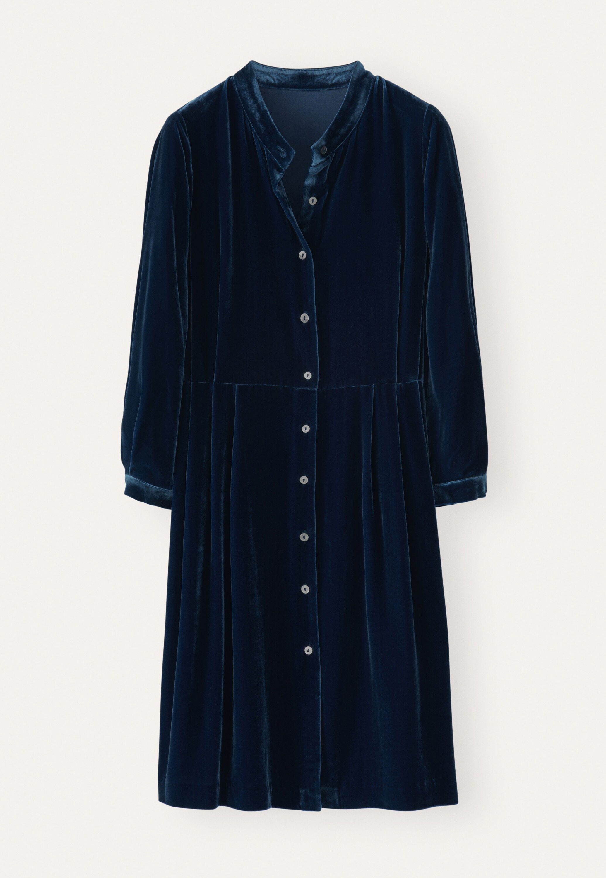 Pleat-waist dress