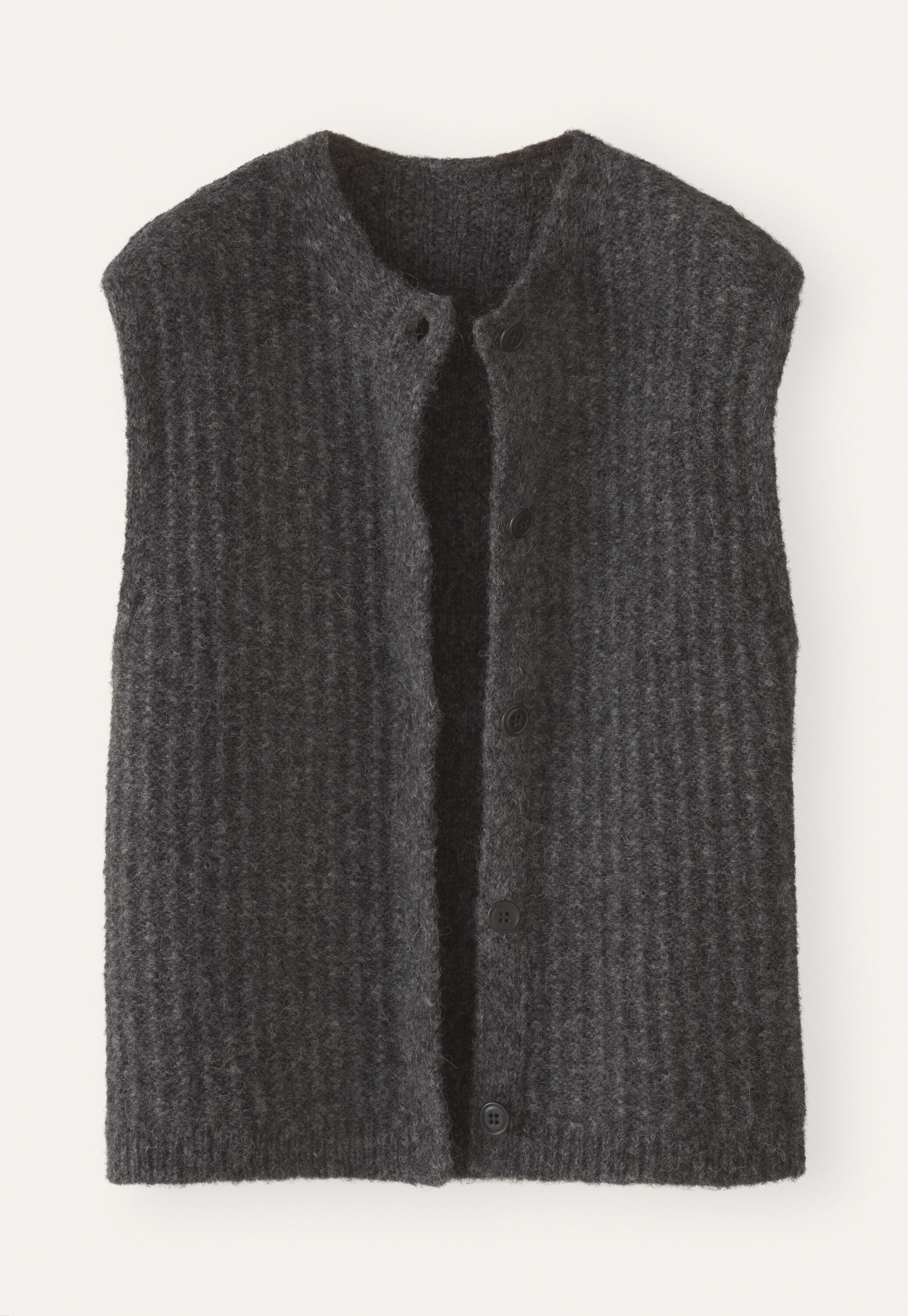 Sleeveless cardigan