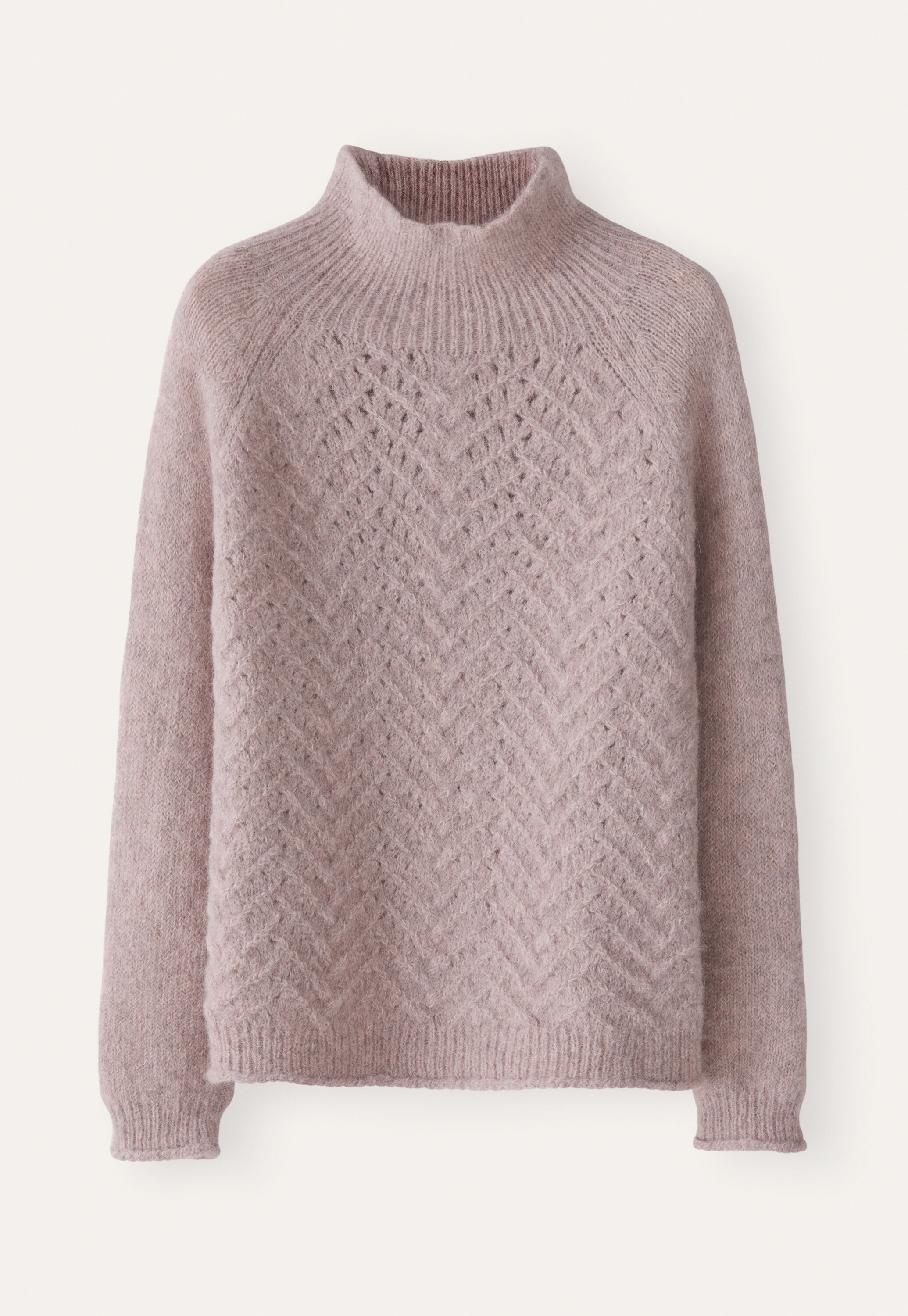 Cable-stitch sweater