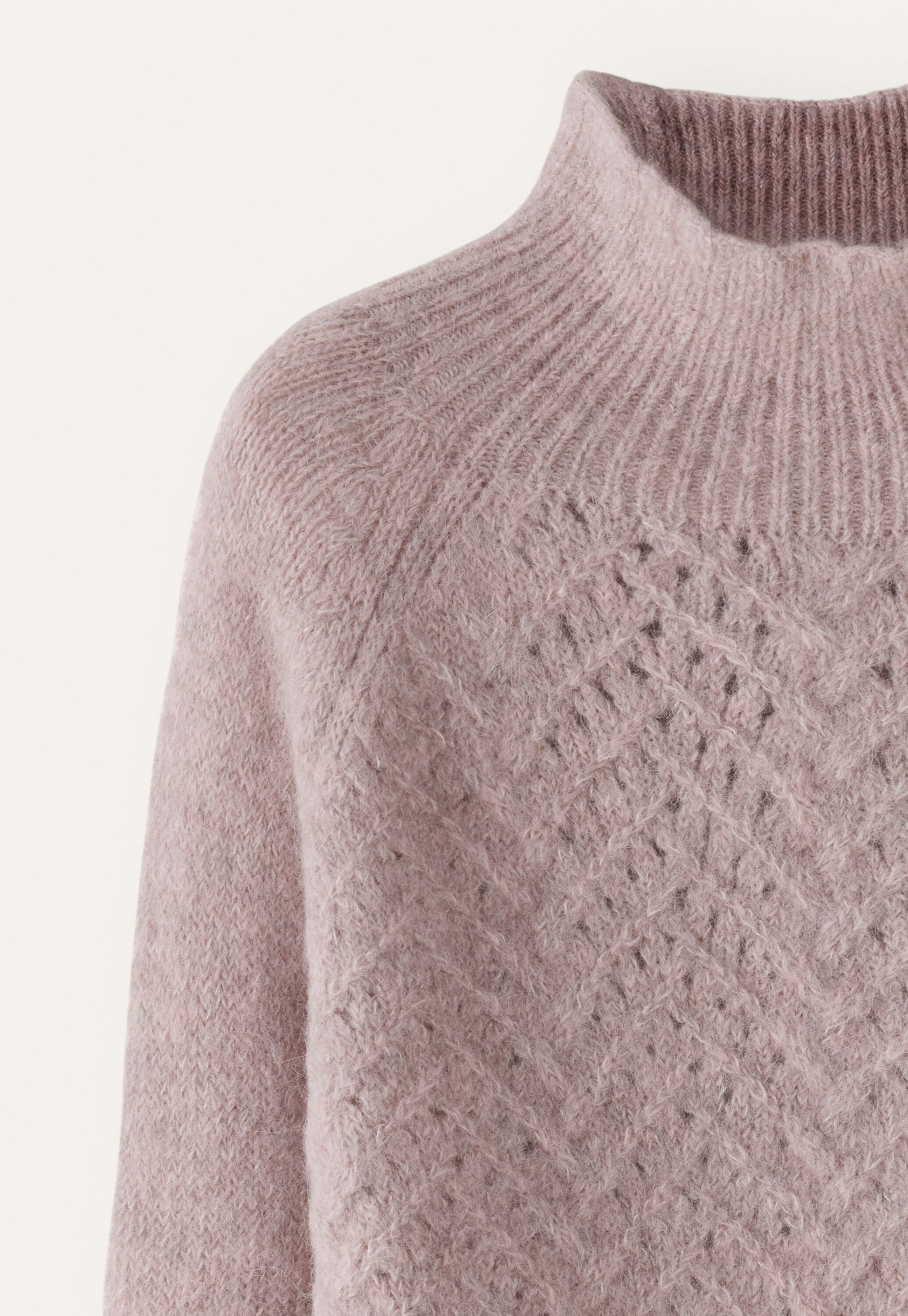 Cable-stitch sweater