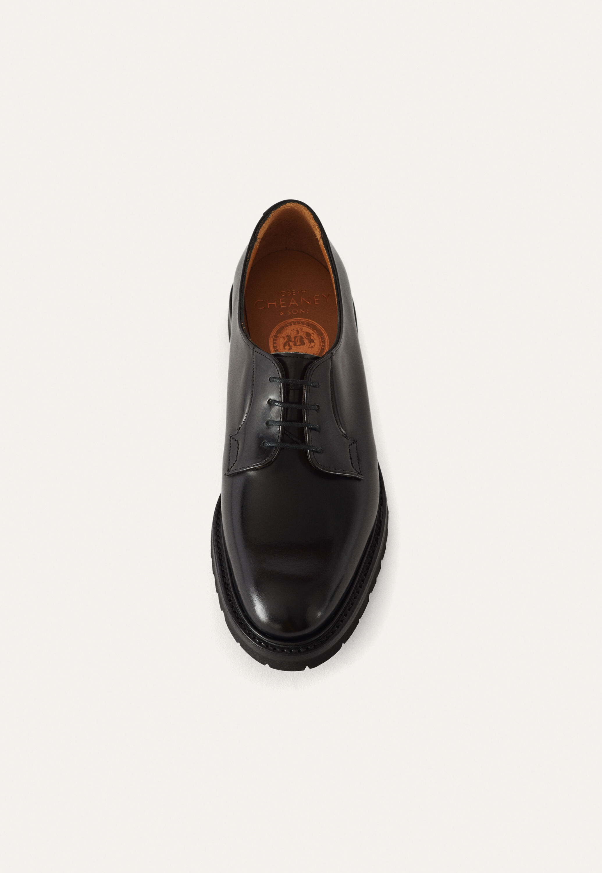 Lace-up shoes, Black, large