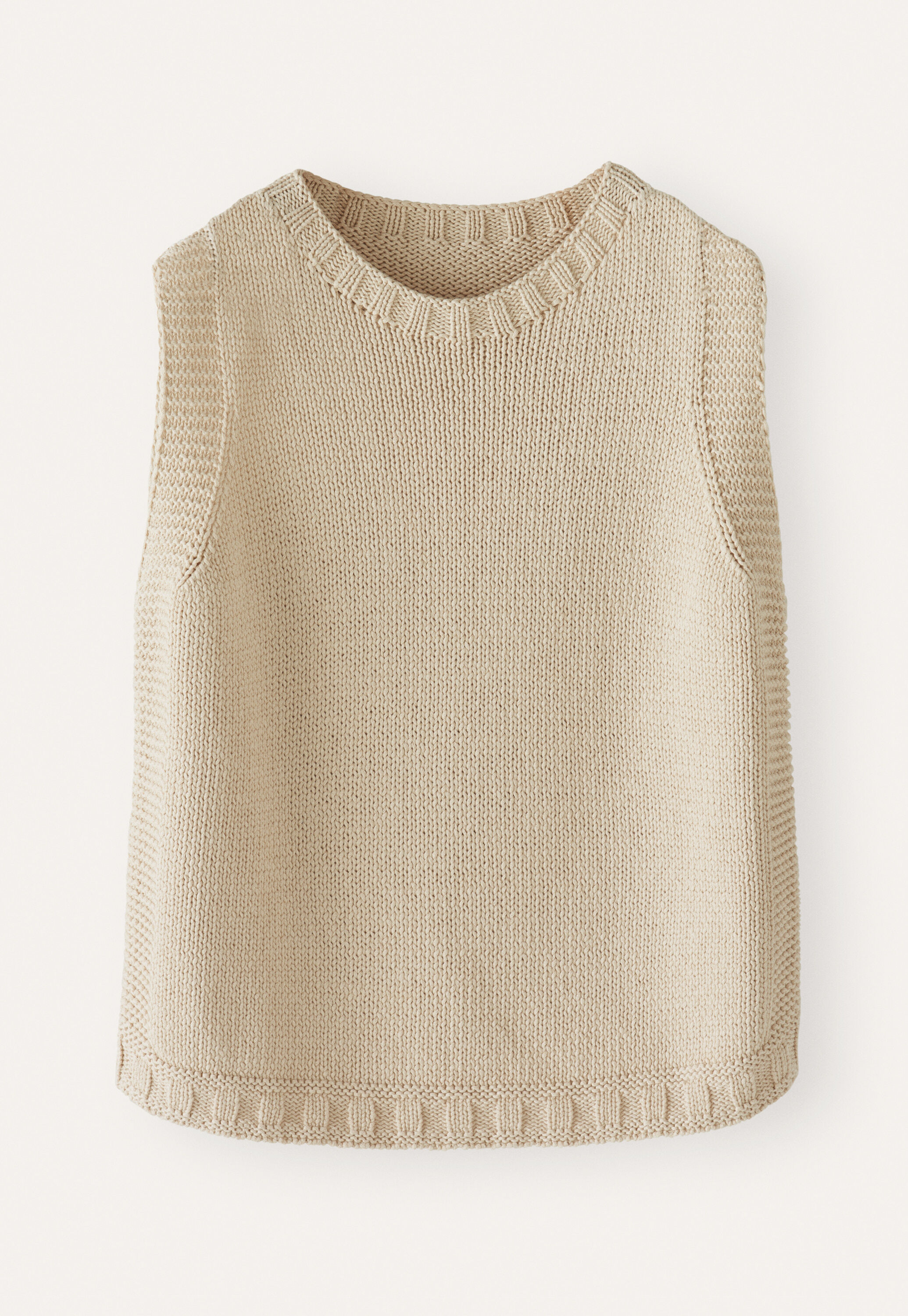 Sleeveless sweater