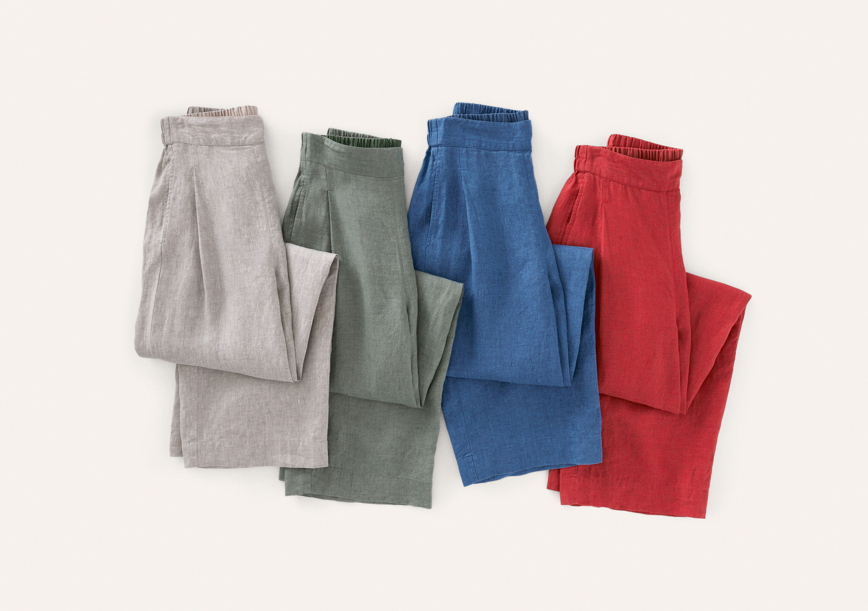 Flat-front trousers