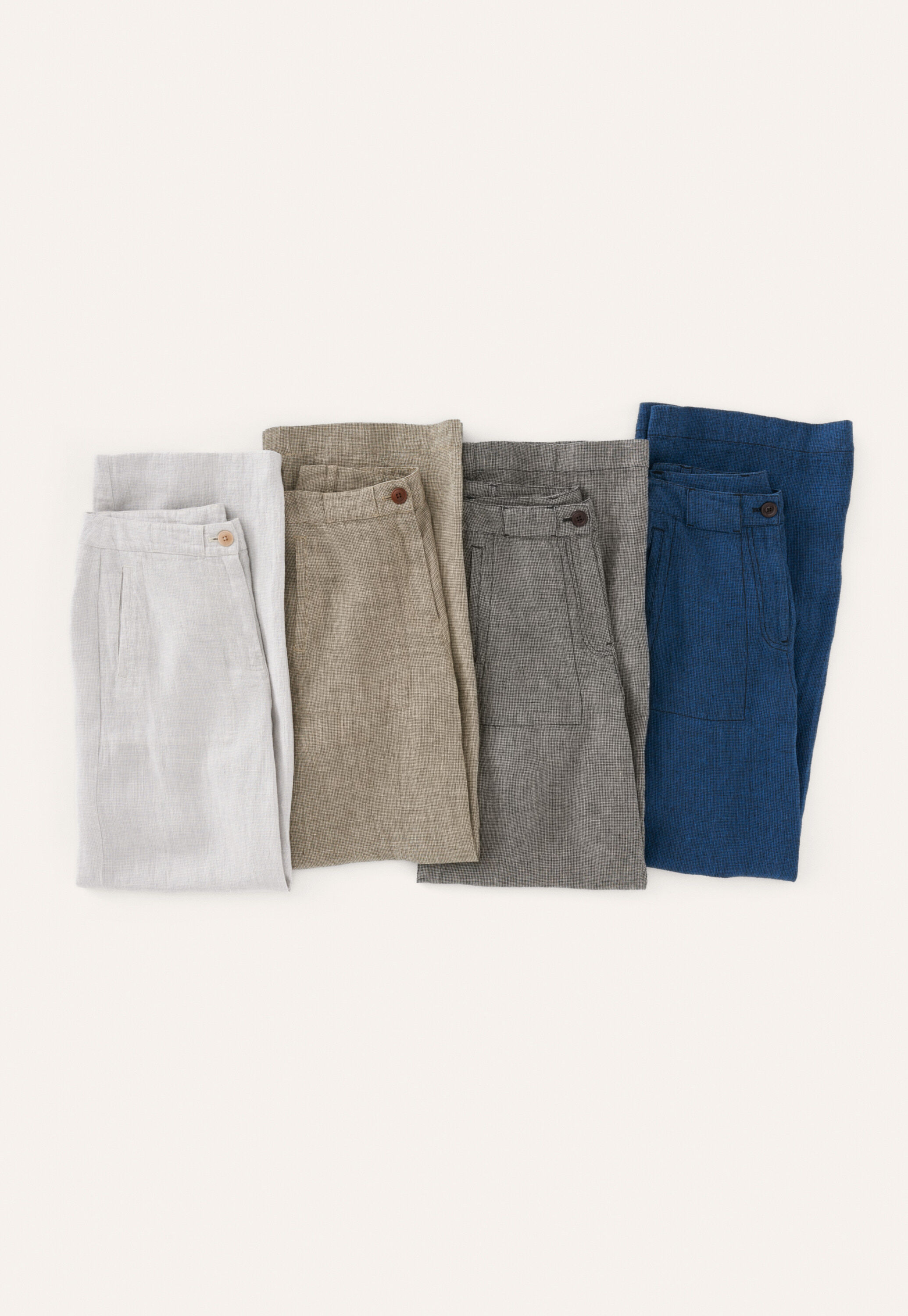 Pleat-front trousers