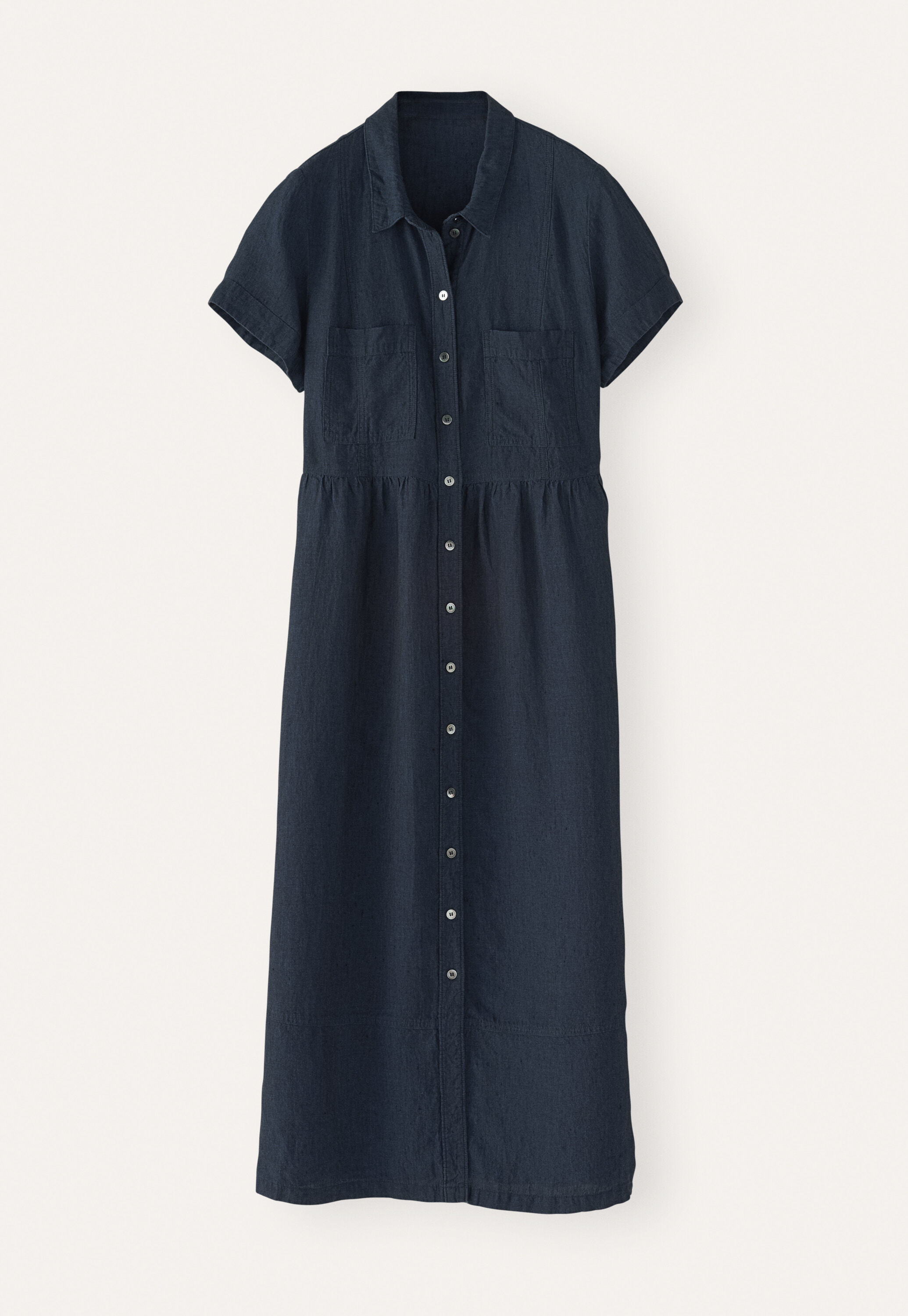 Gathered-waist dress