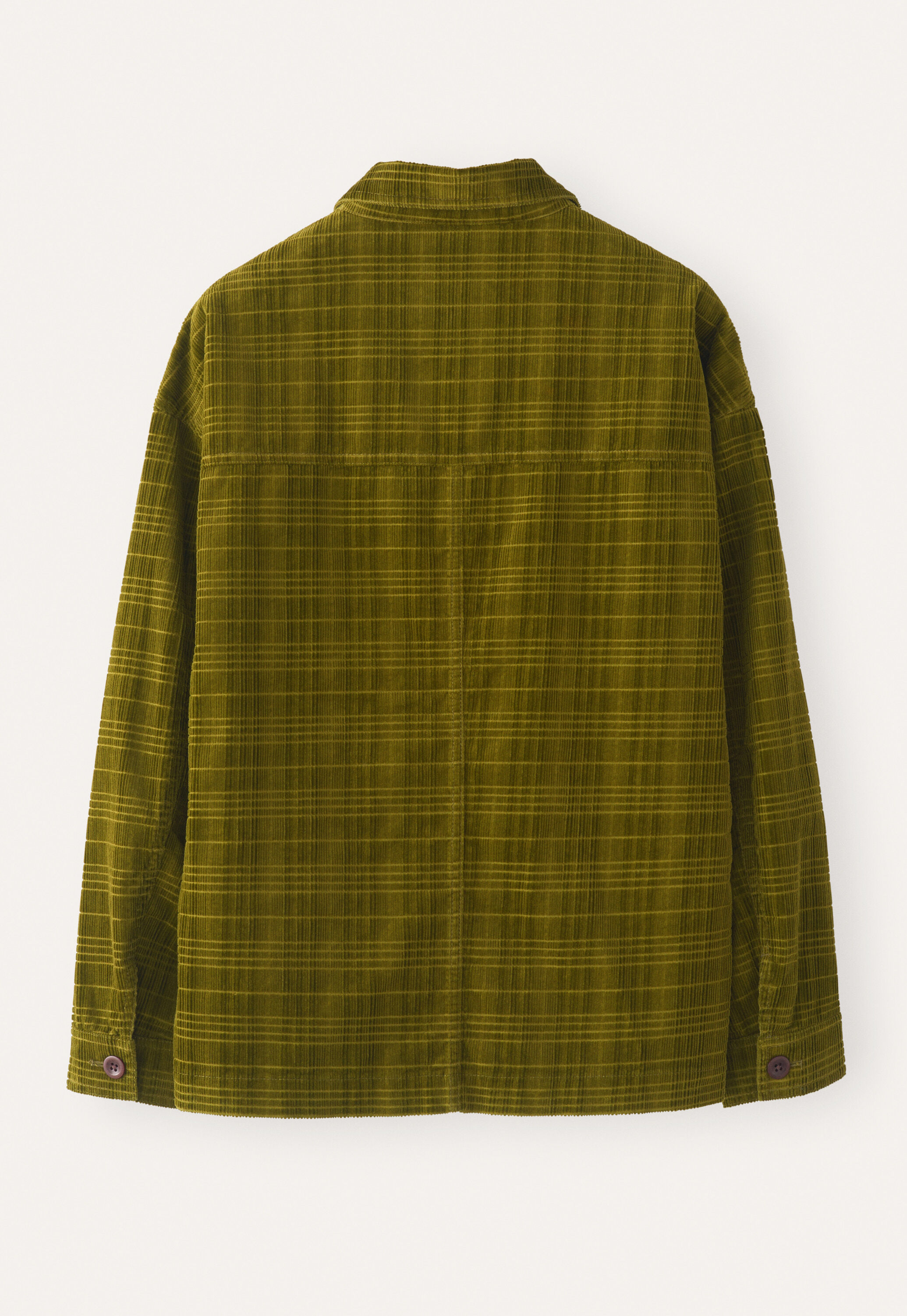Self-check boxy jacket
