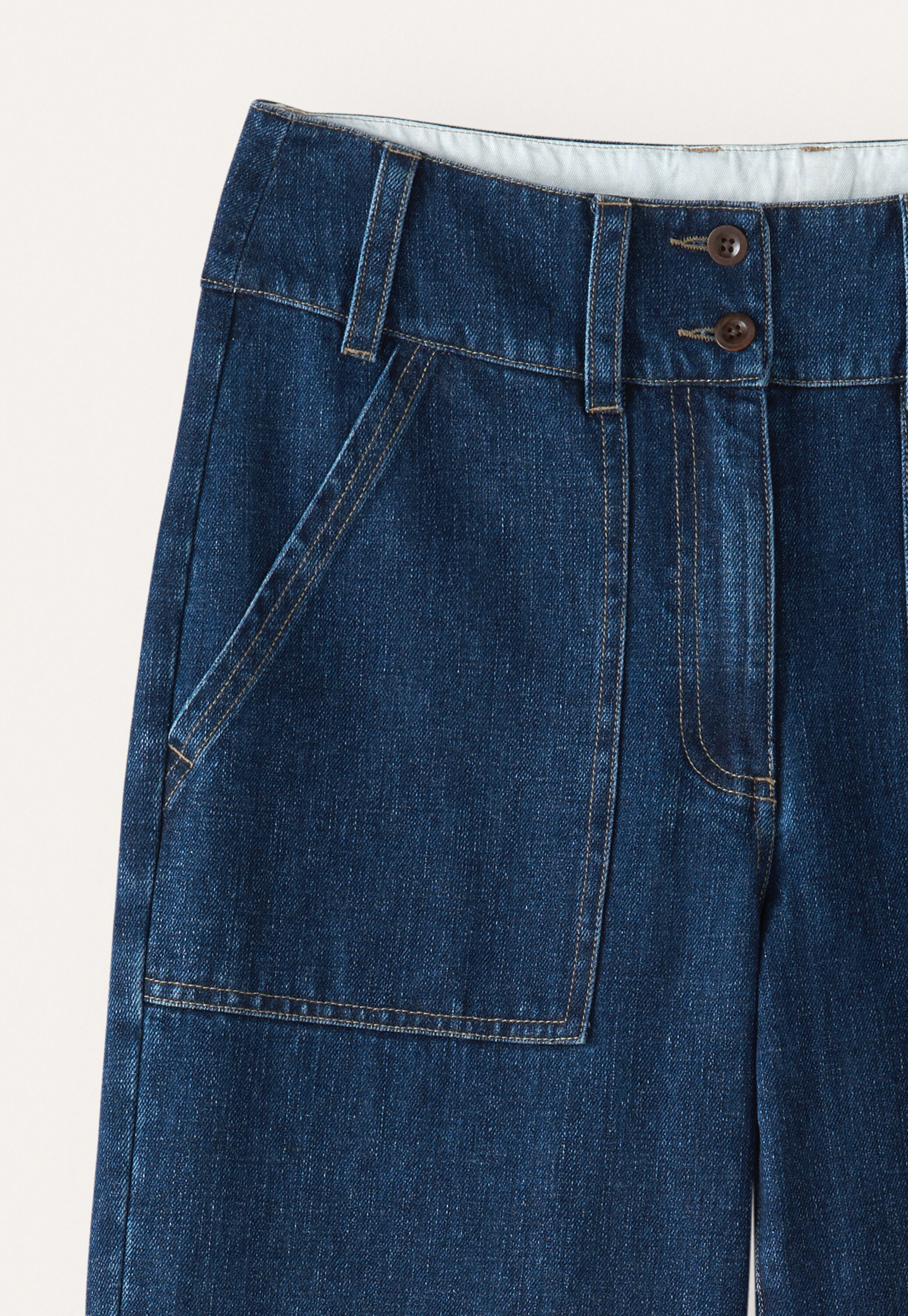 Indigo trousers