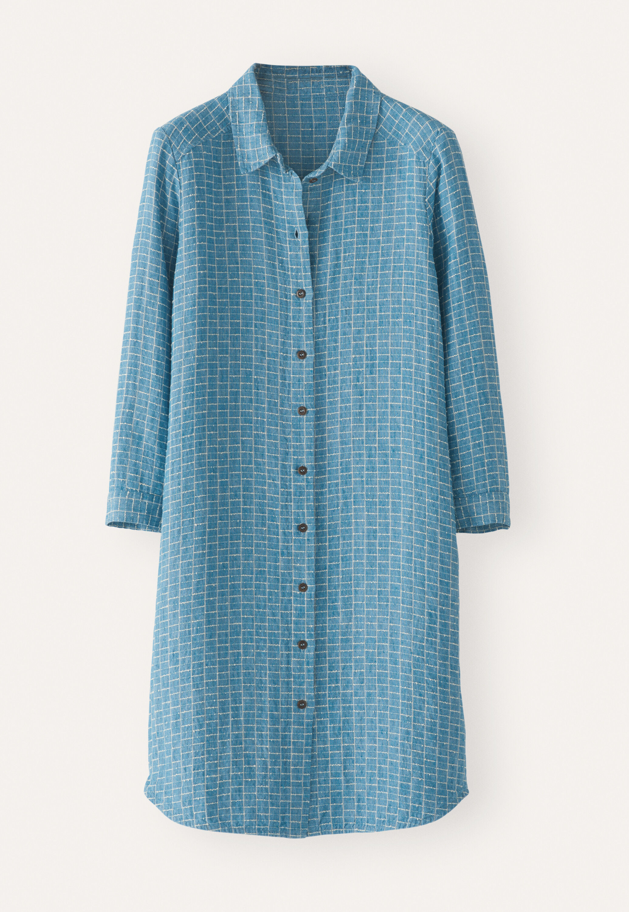 Checked shirtdress