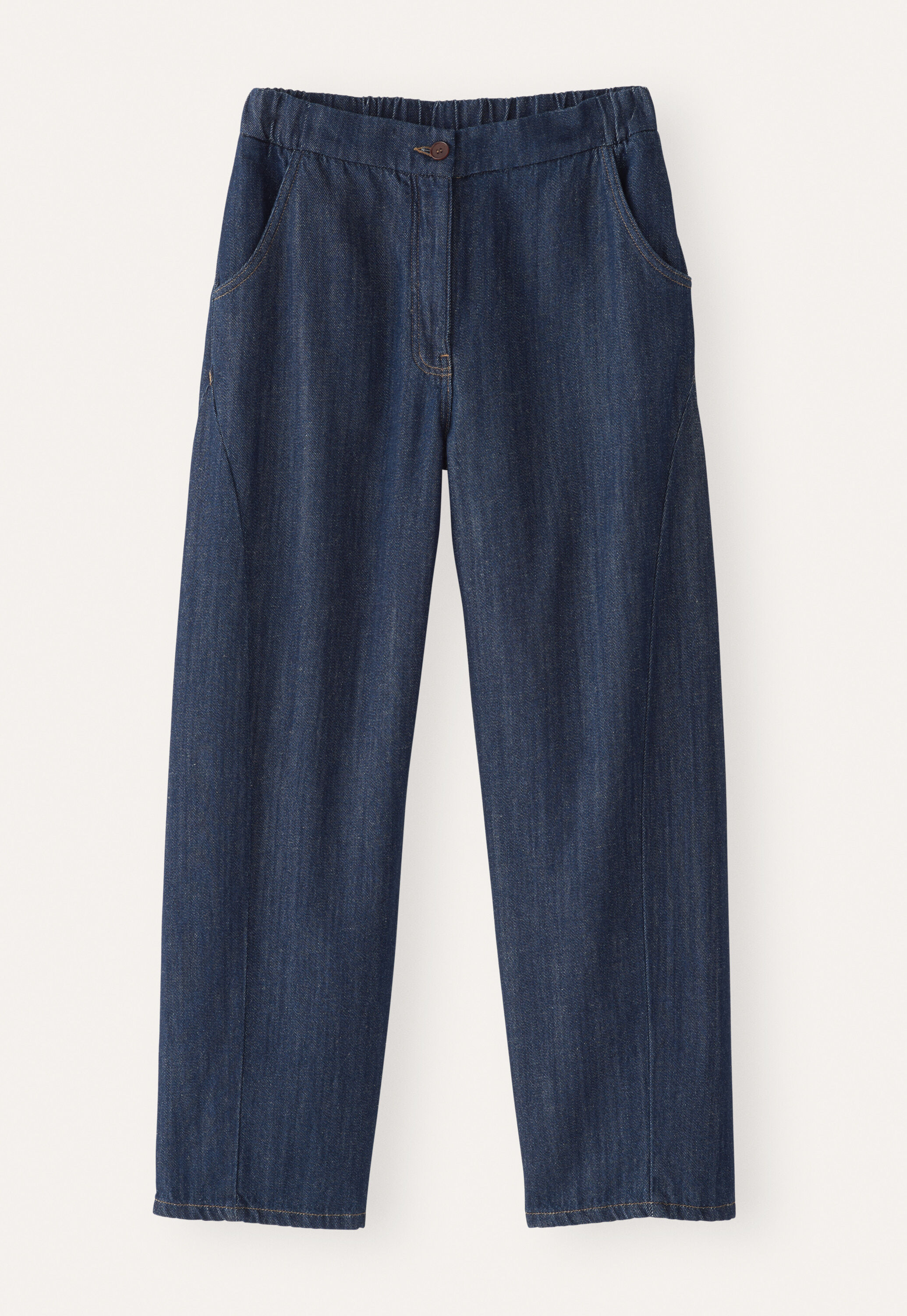 Indigo-dyed jeans