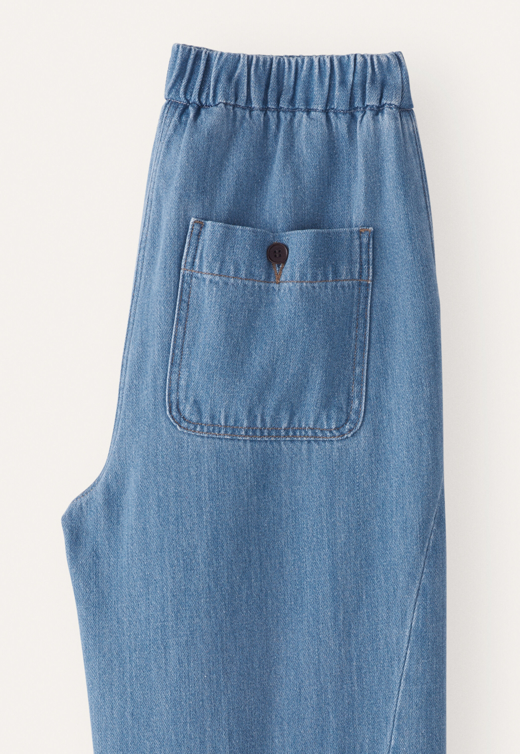 Indigo-dyed jeans