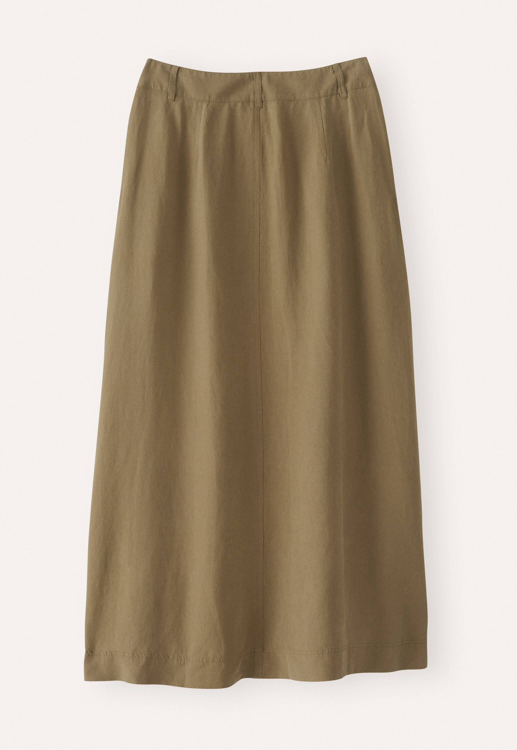 Button-front skirt