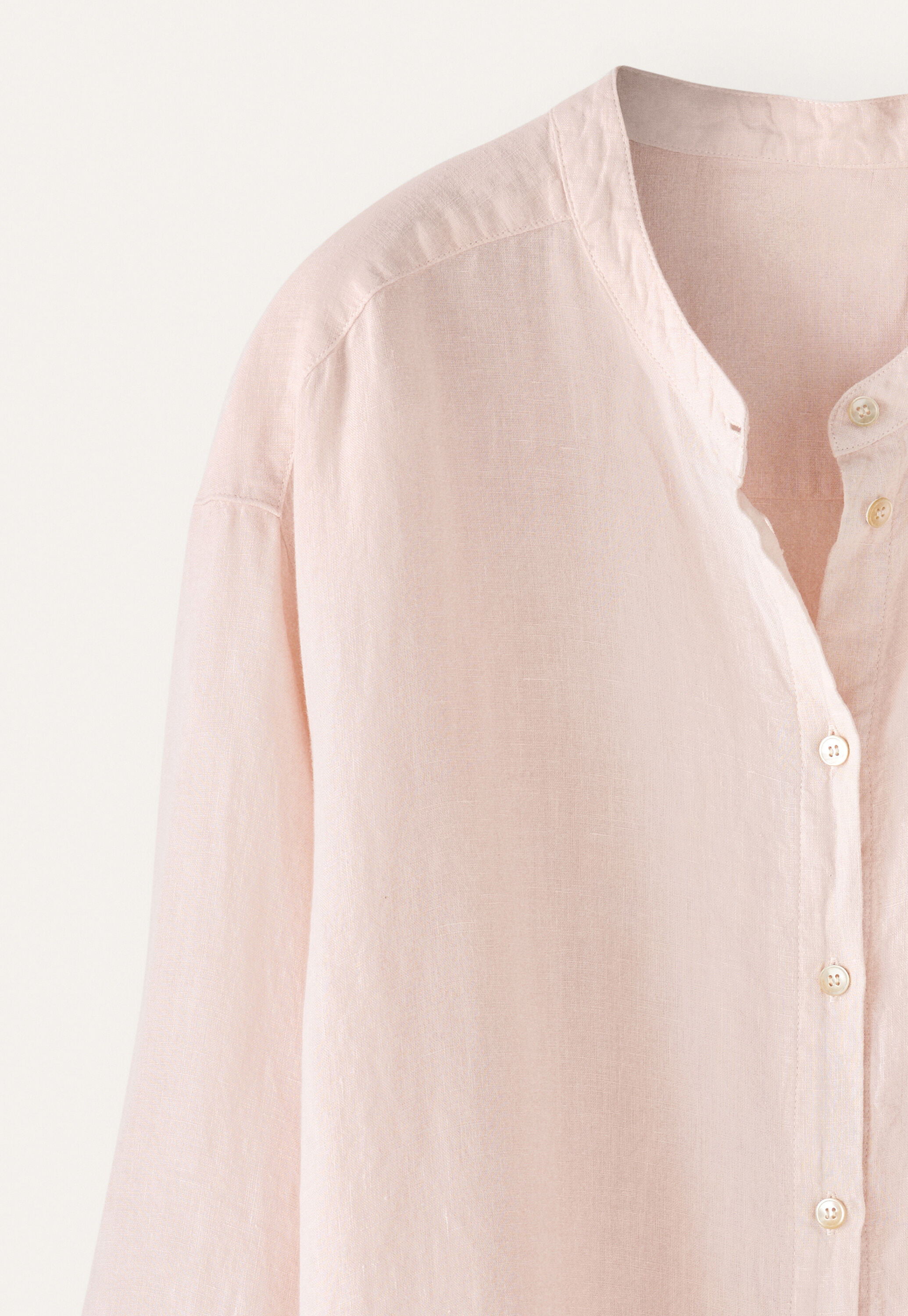 Long side-button shirt