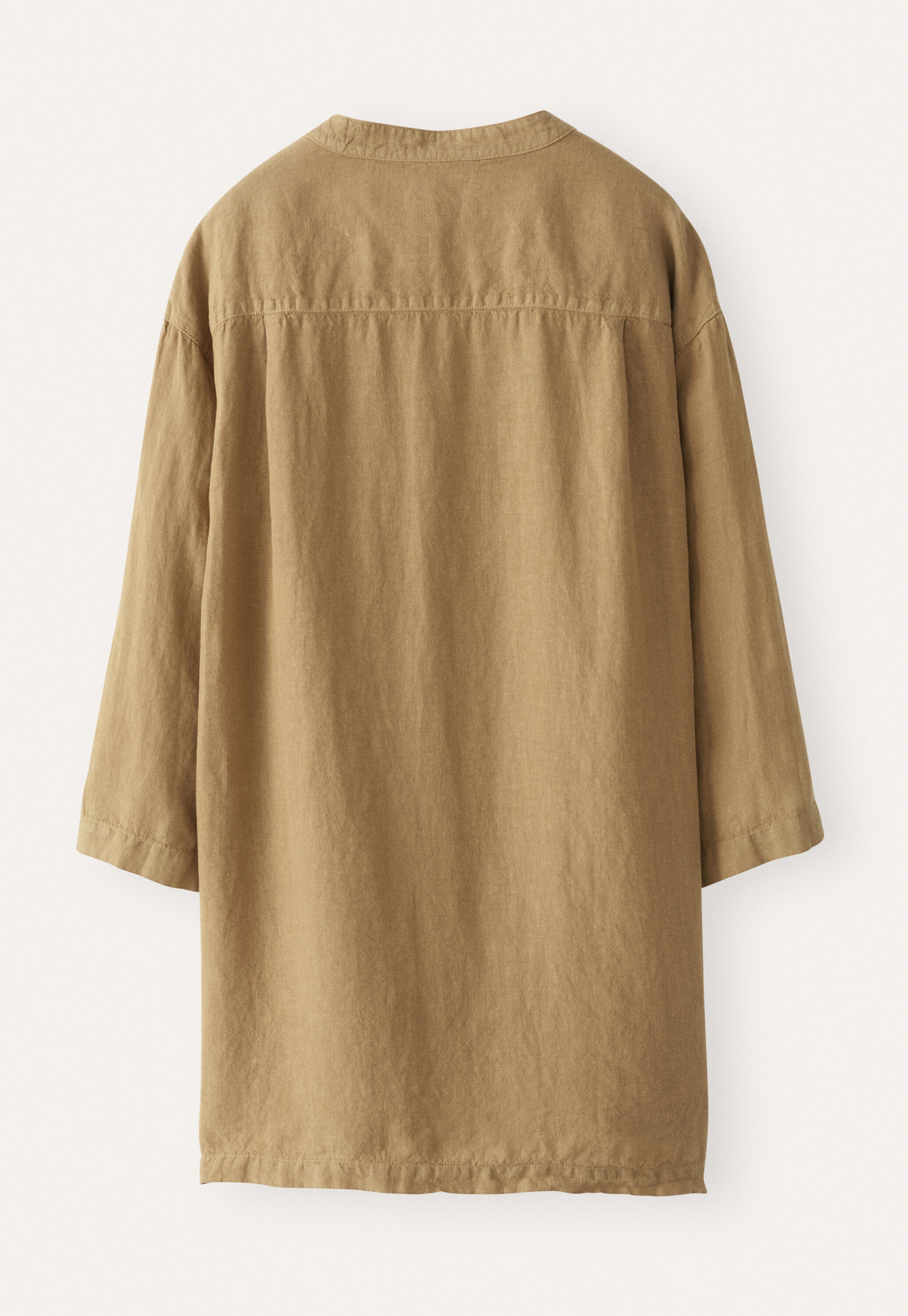 Long side-button shirt