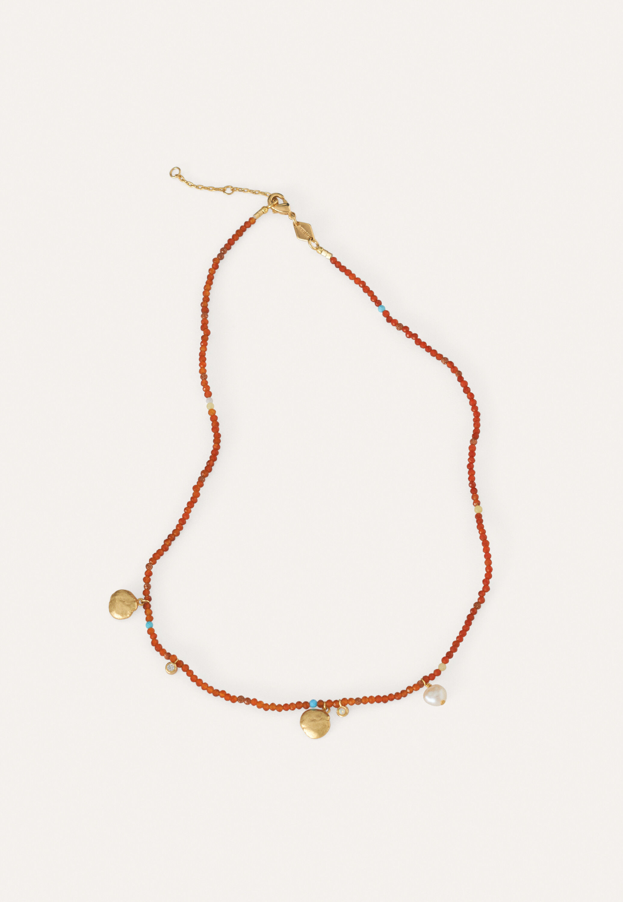 Red bead necklace