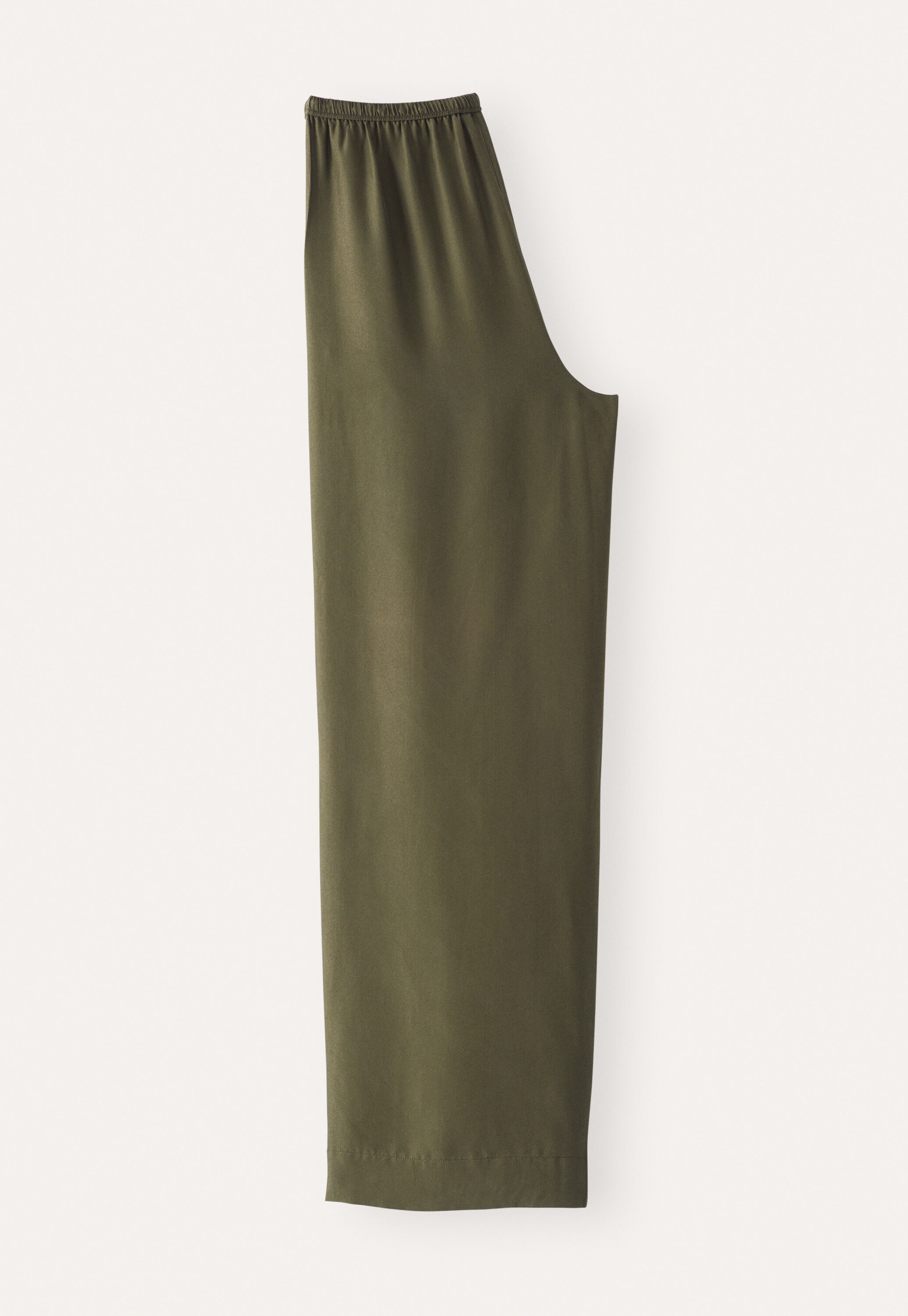 Wide-leg drawstring trousers