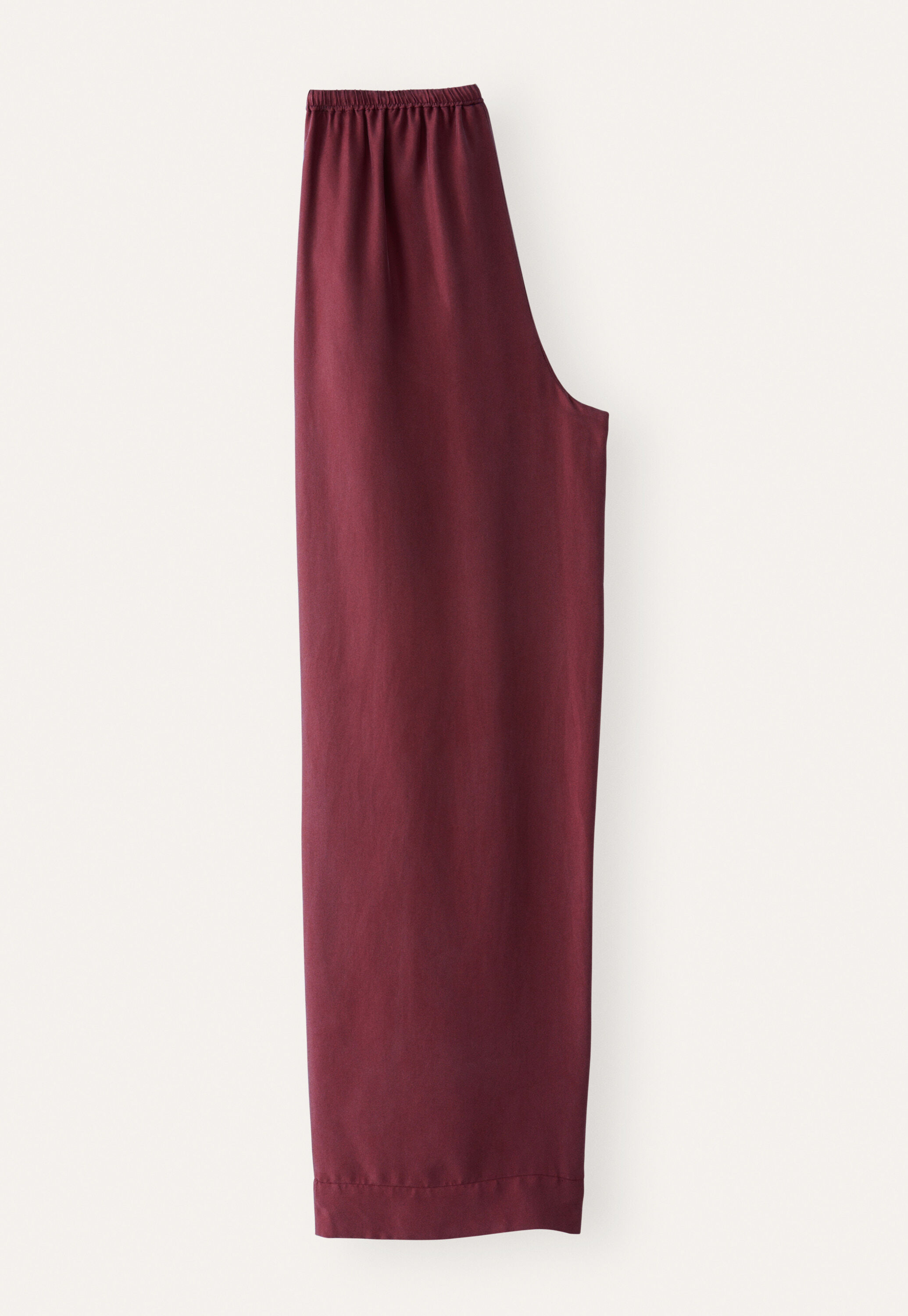 Wide-leg drawstring trousers