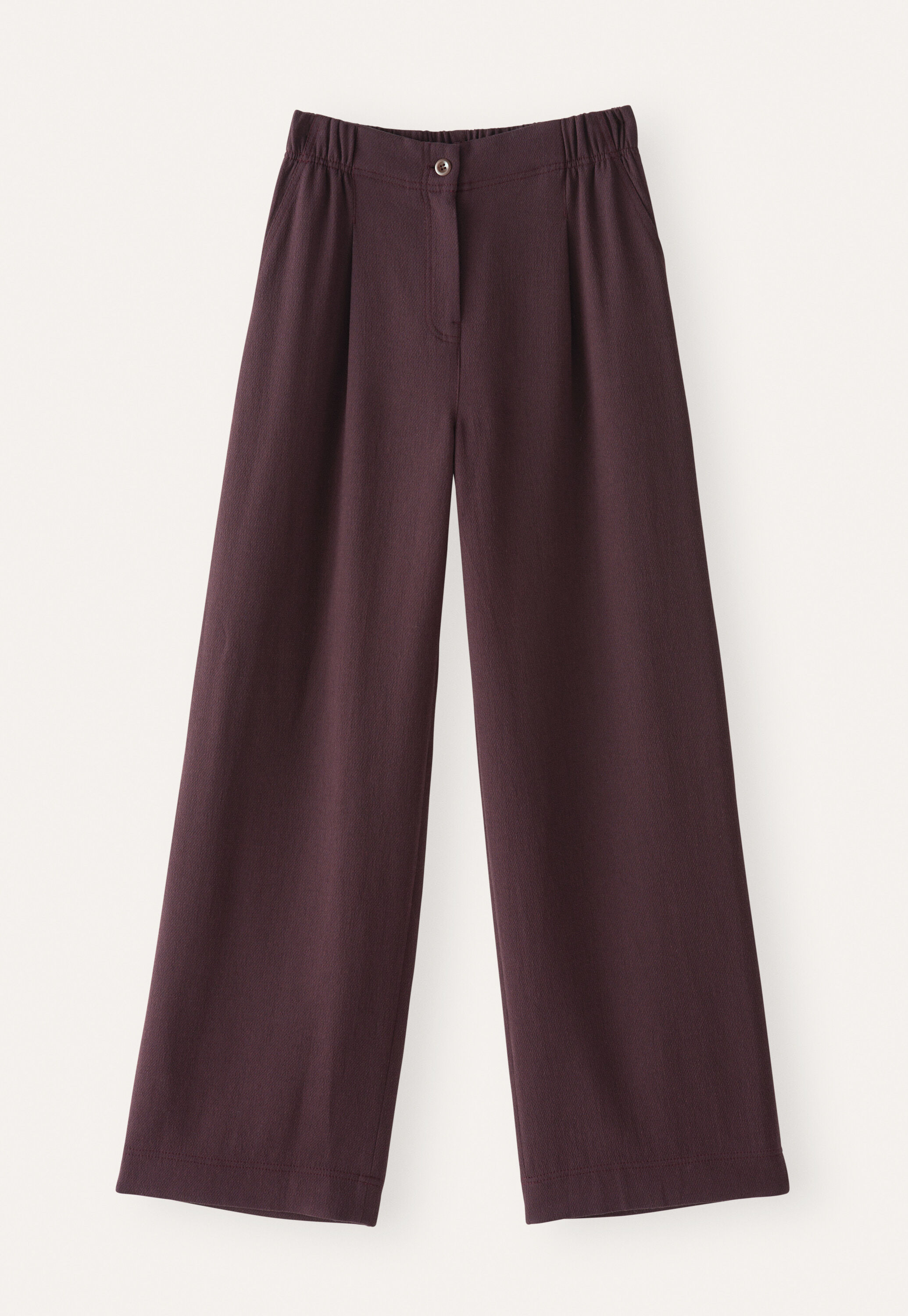 Tailored wide-leg trousers