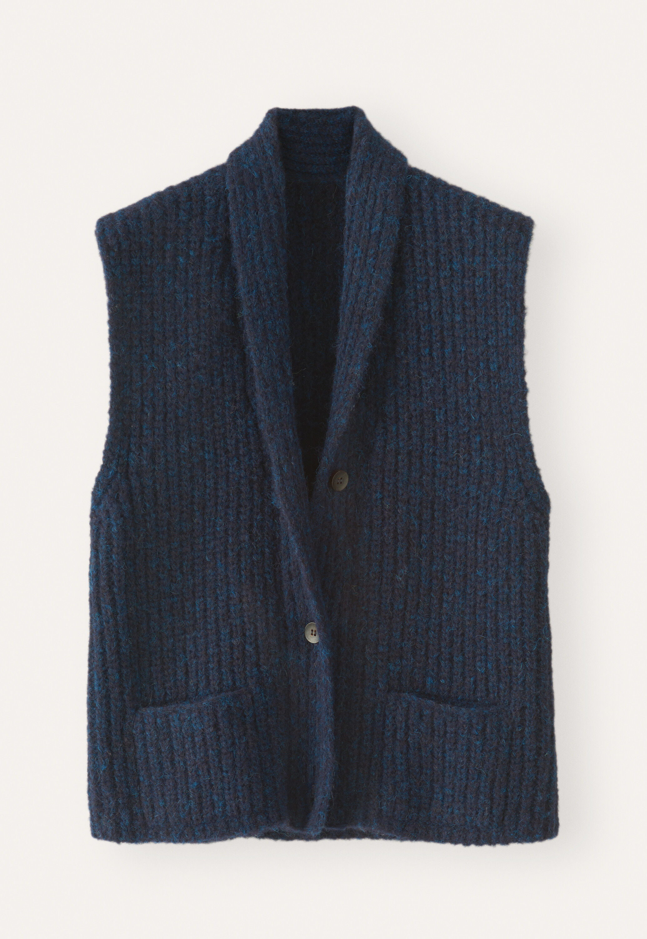 Shawl-collar cardigan