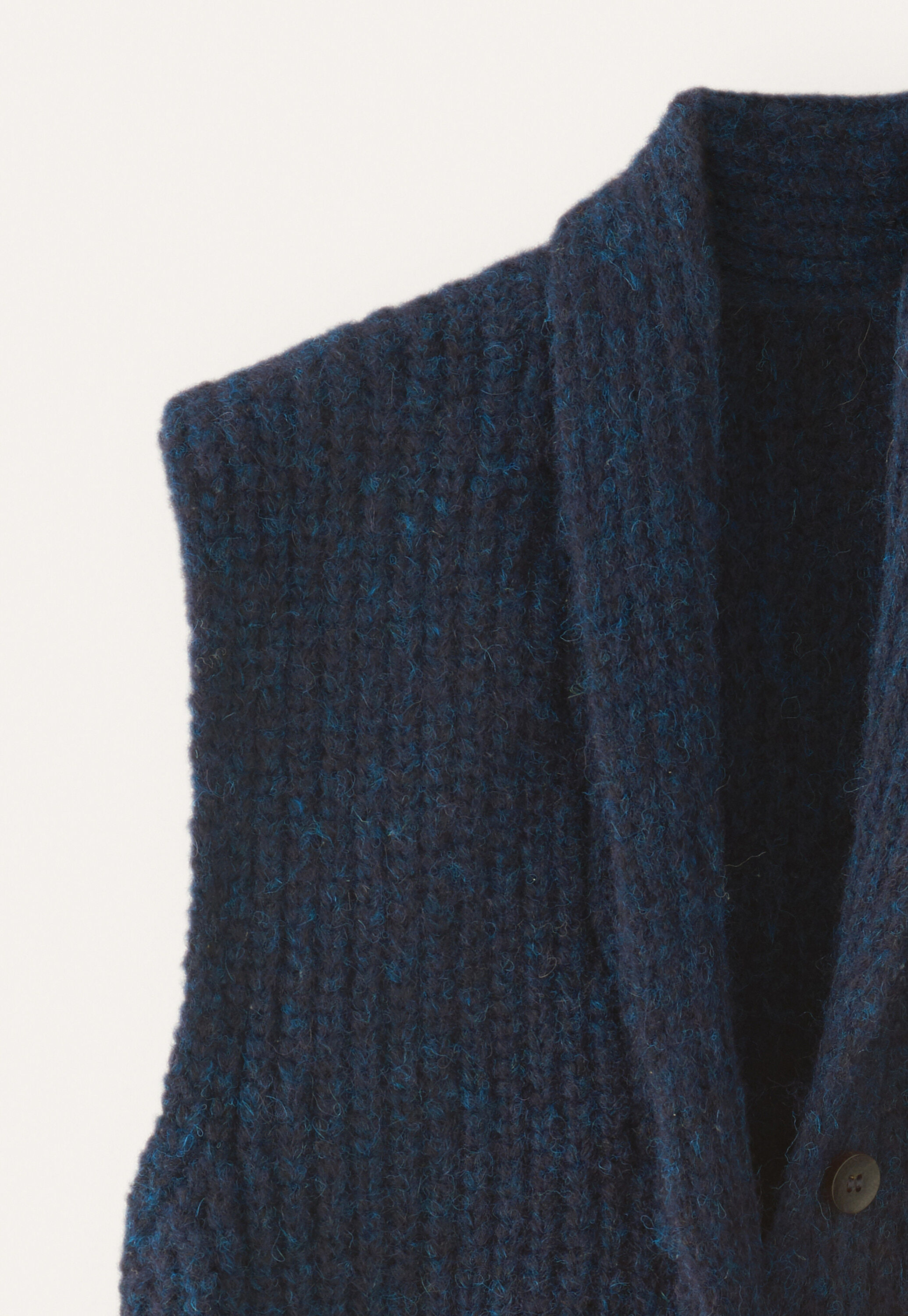 Shawl-collar cardigan