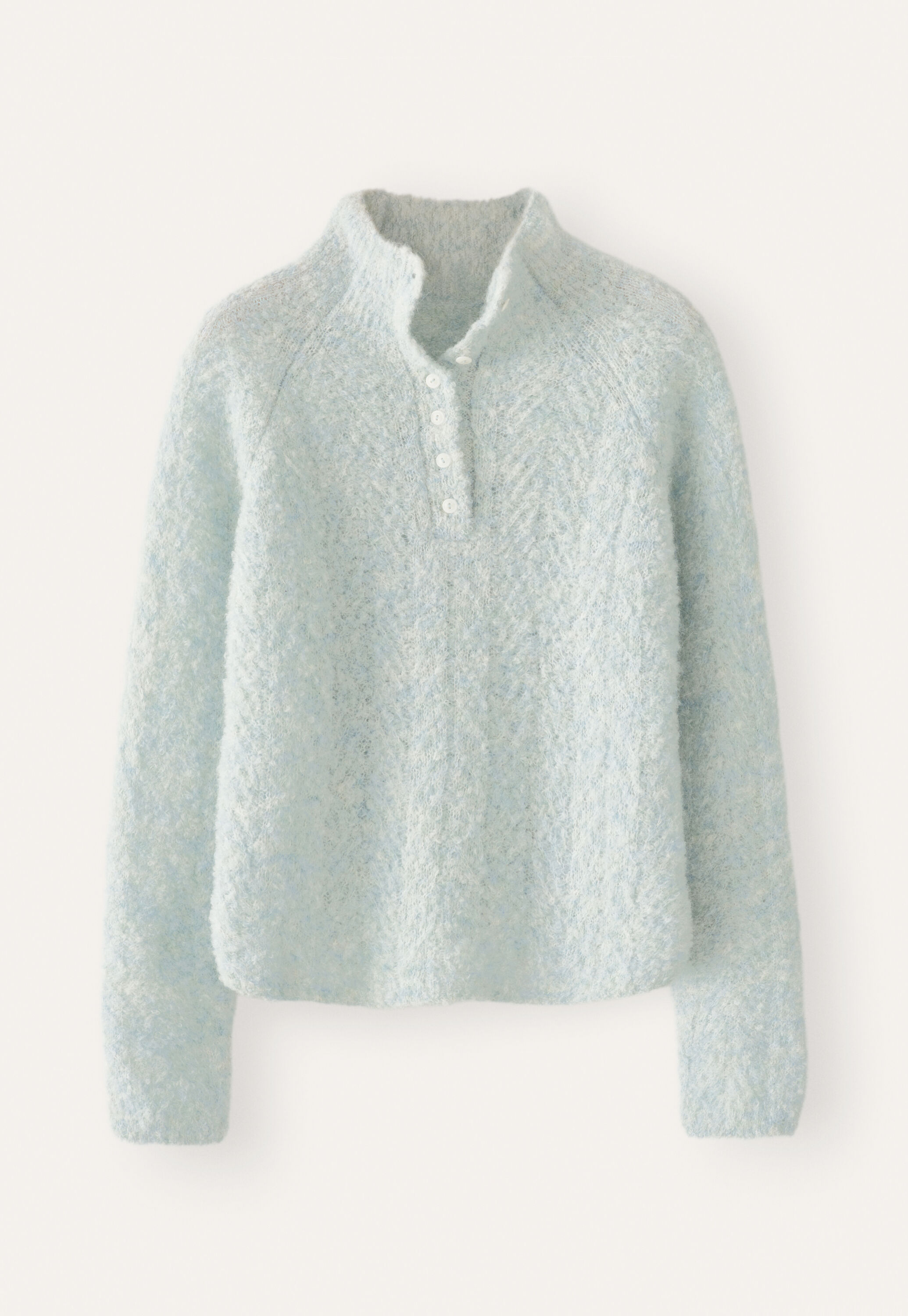Button-neck sweater