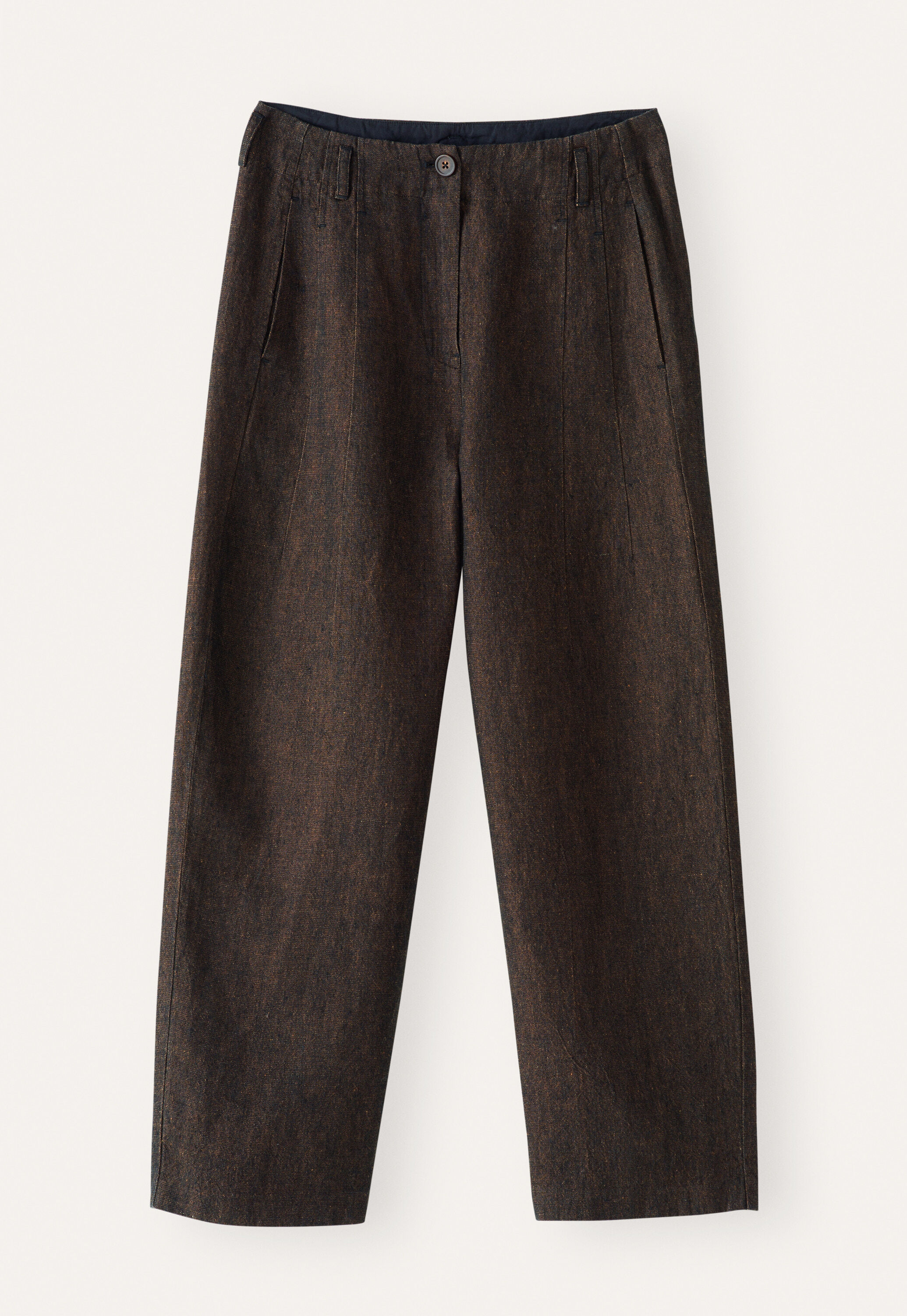 Barrel-leg trousers