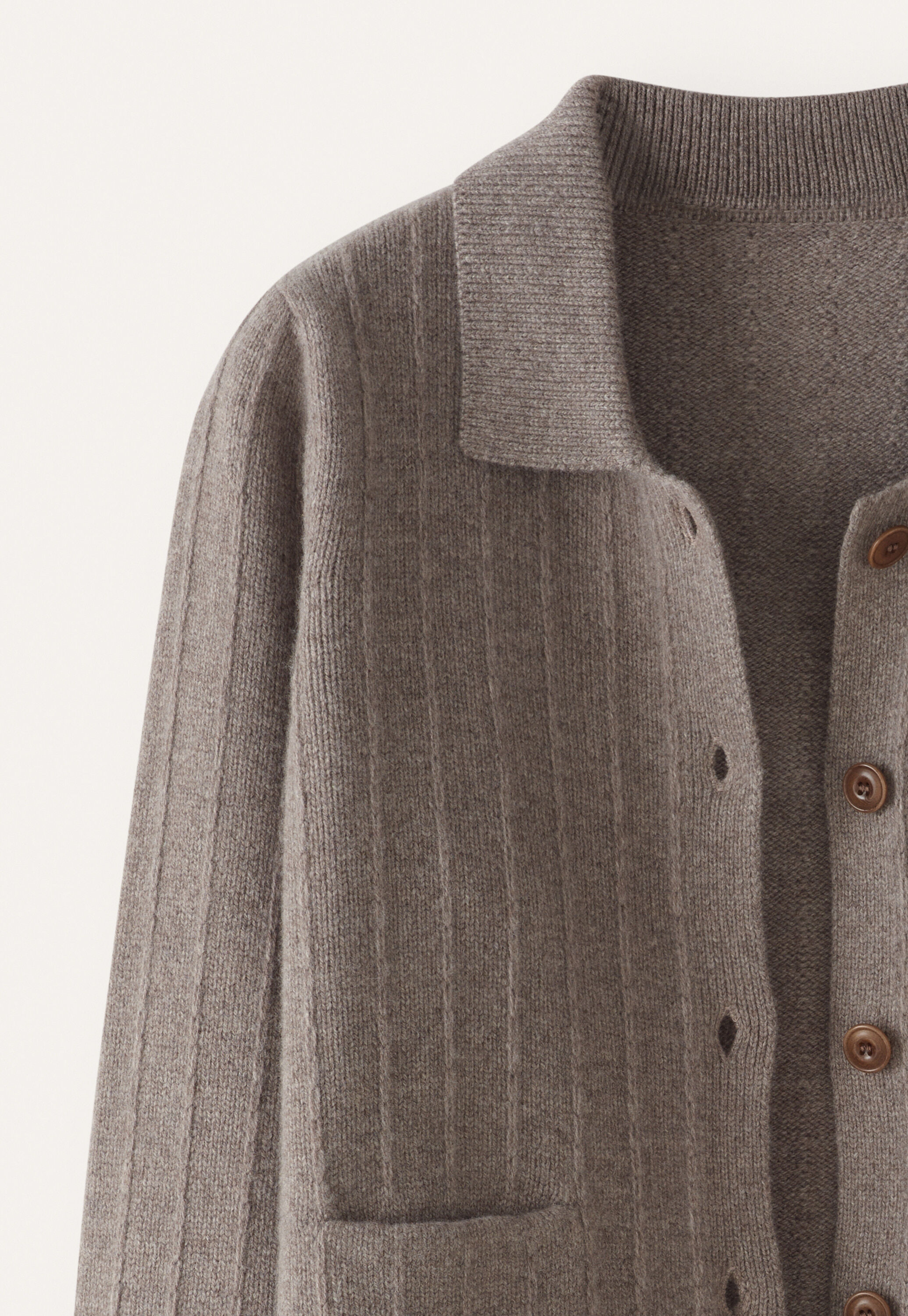 Collared cardigan