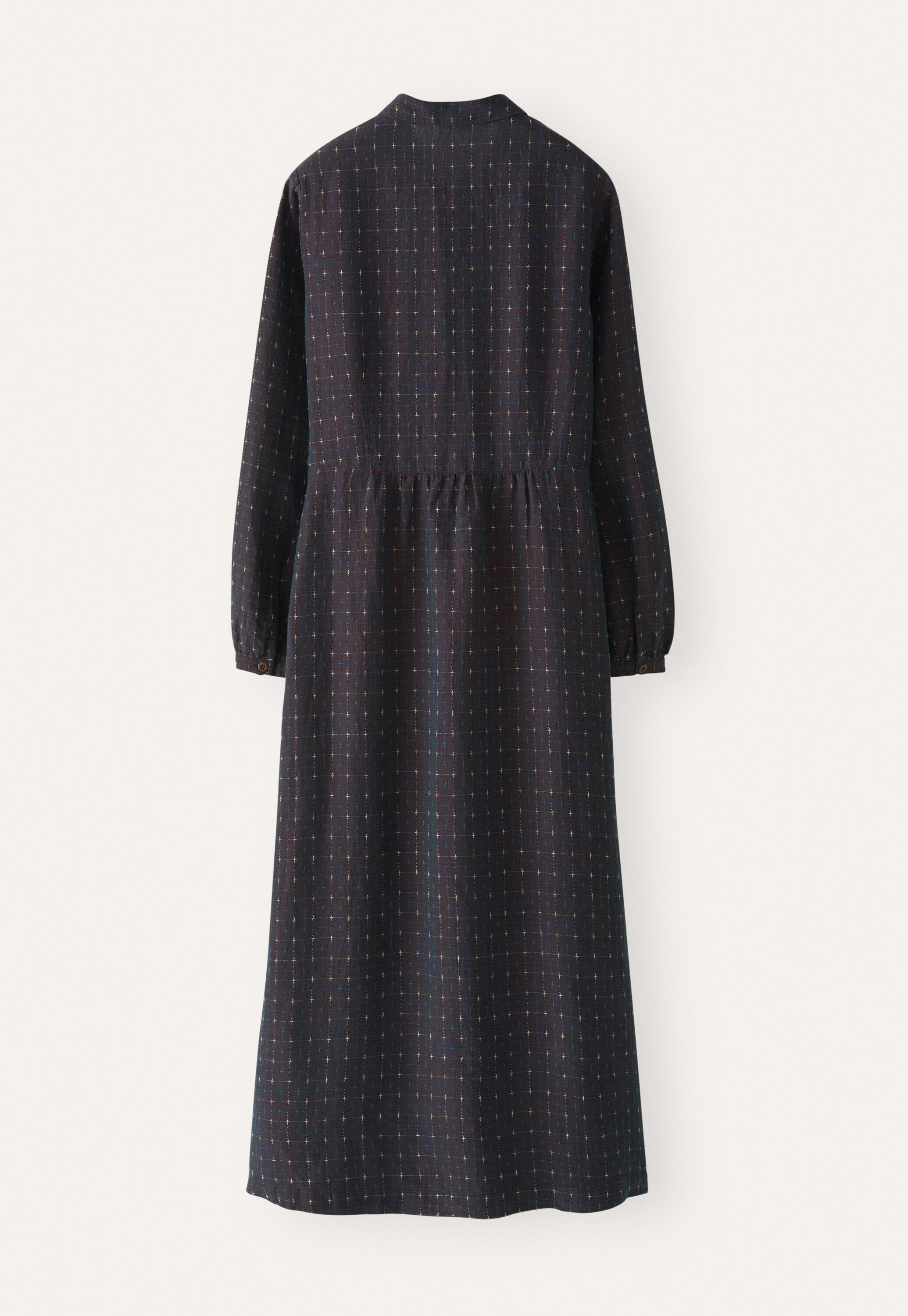 Cross-pattern dress