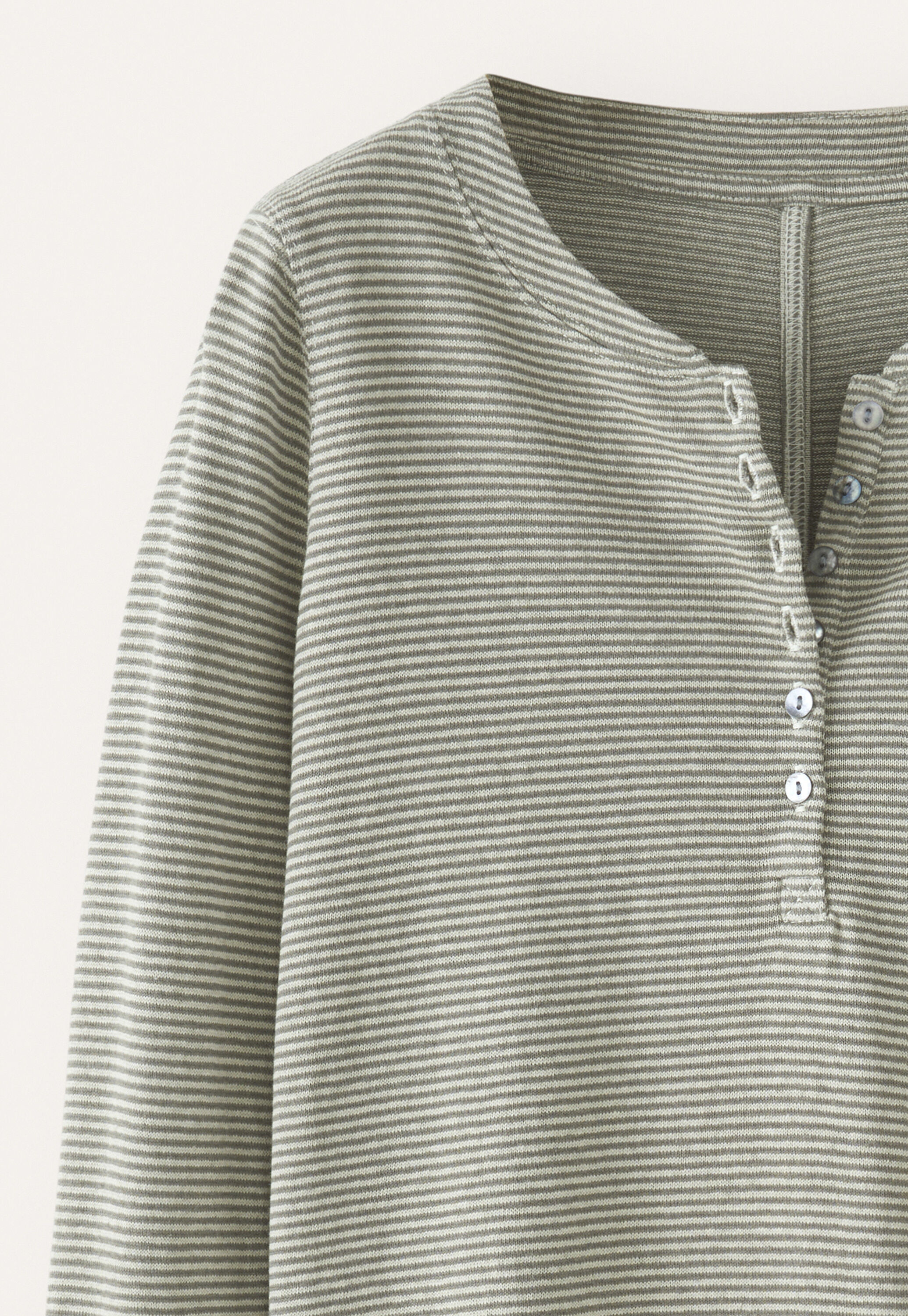 Striped Henley top