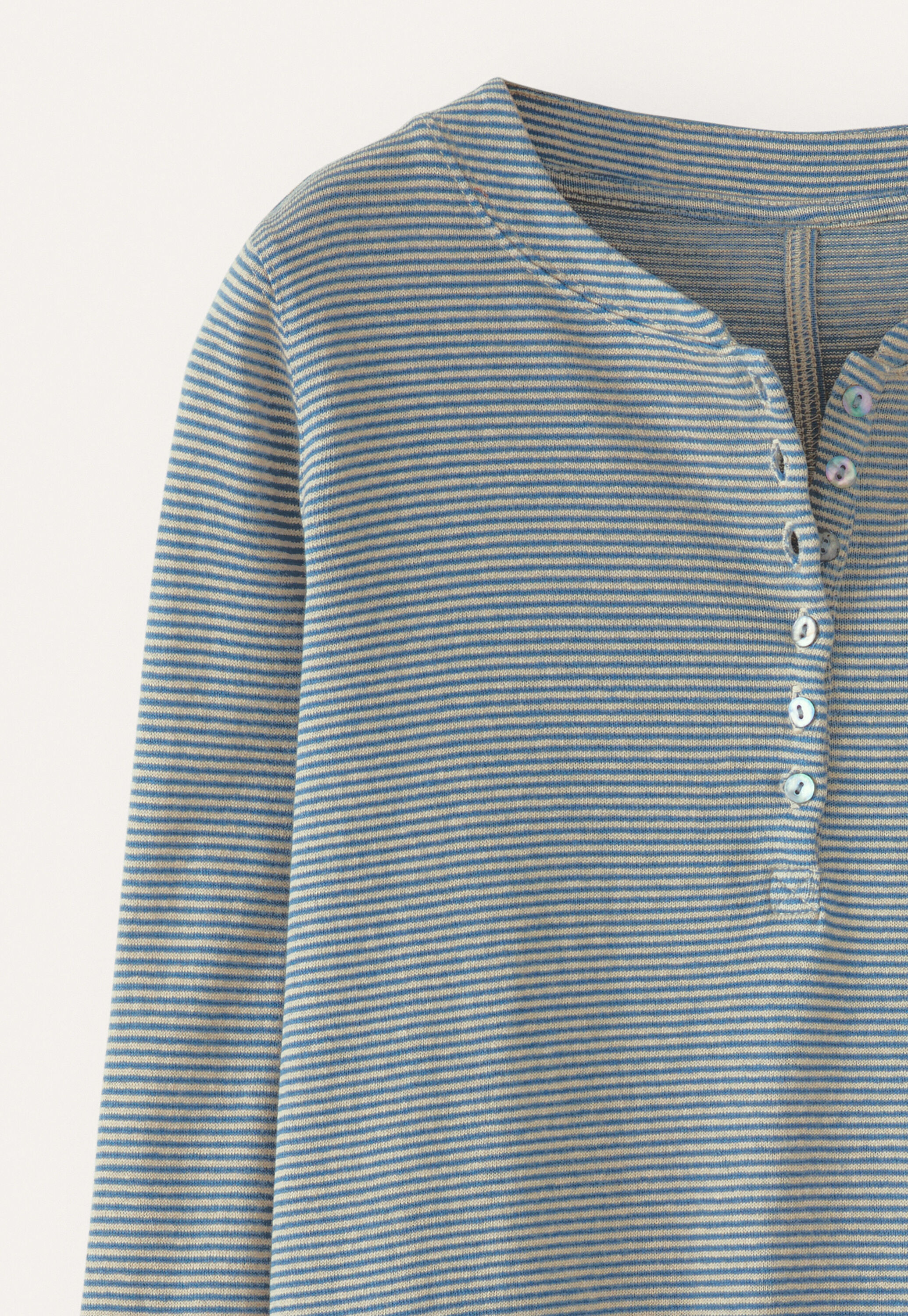 Striped Henley top