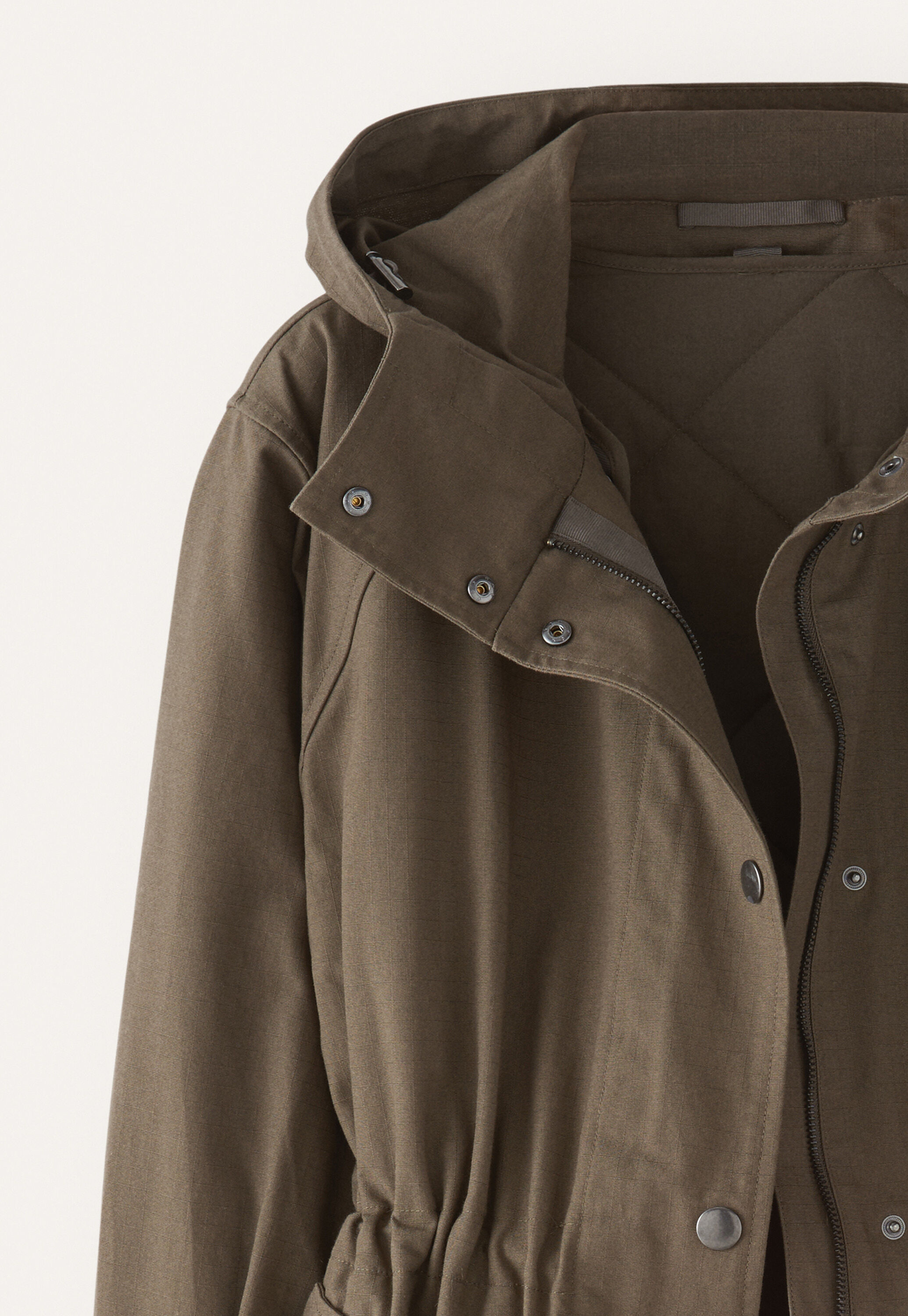 Hooded parka