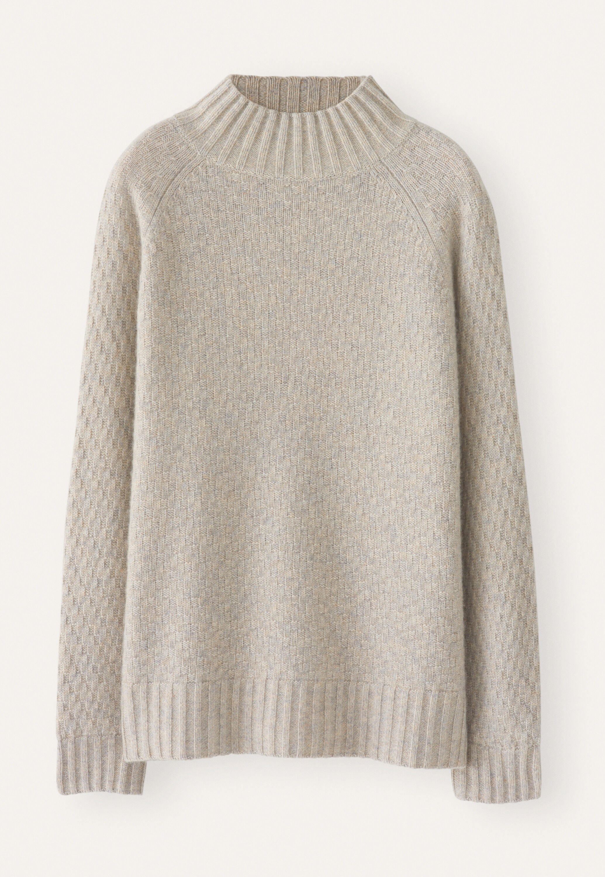 Funnel-neck sweater