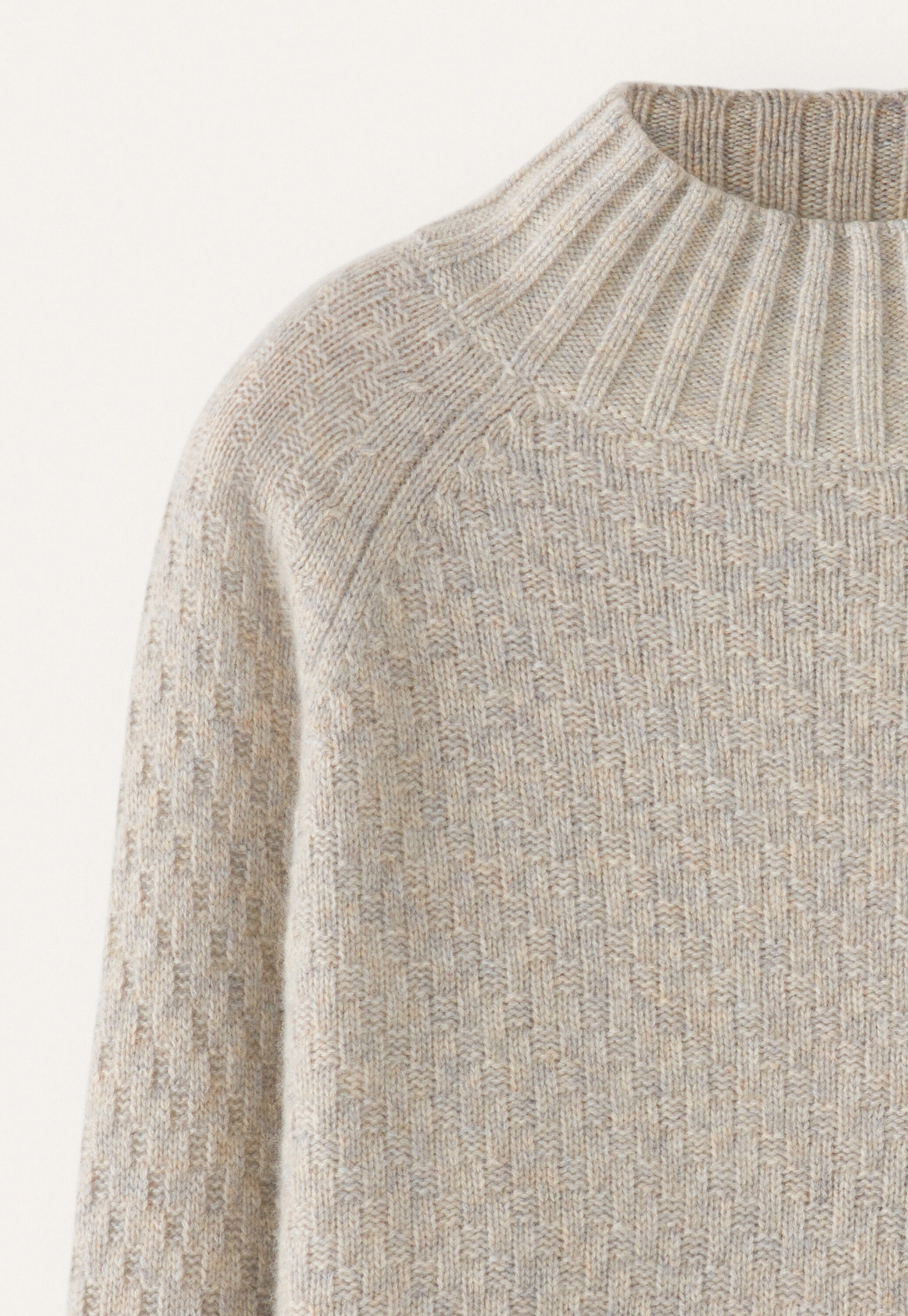 Funnel-neck sweater