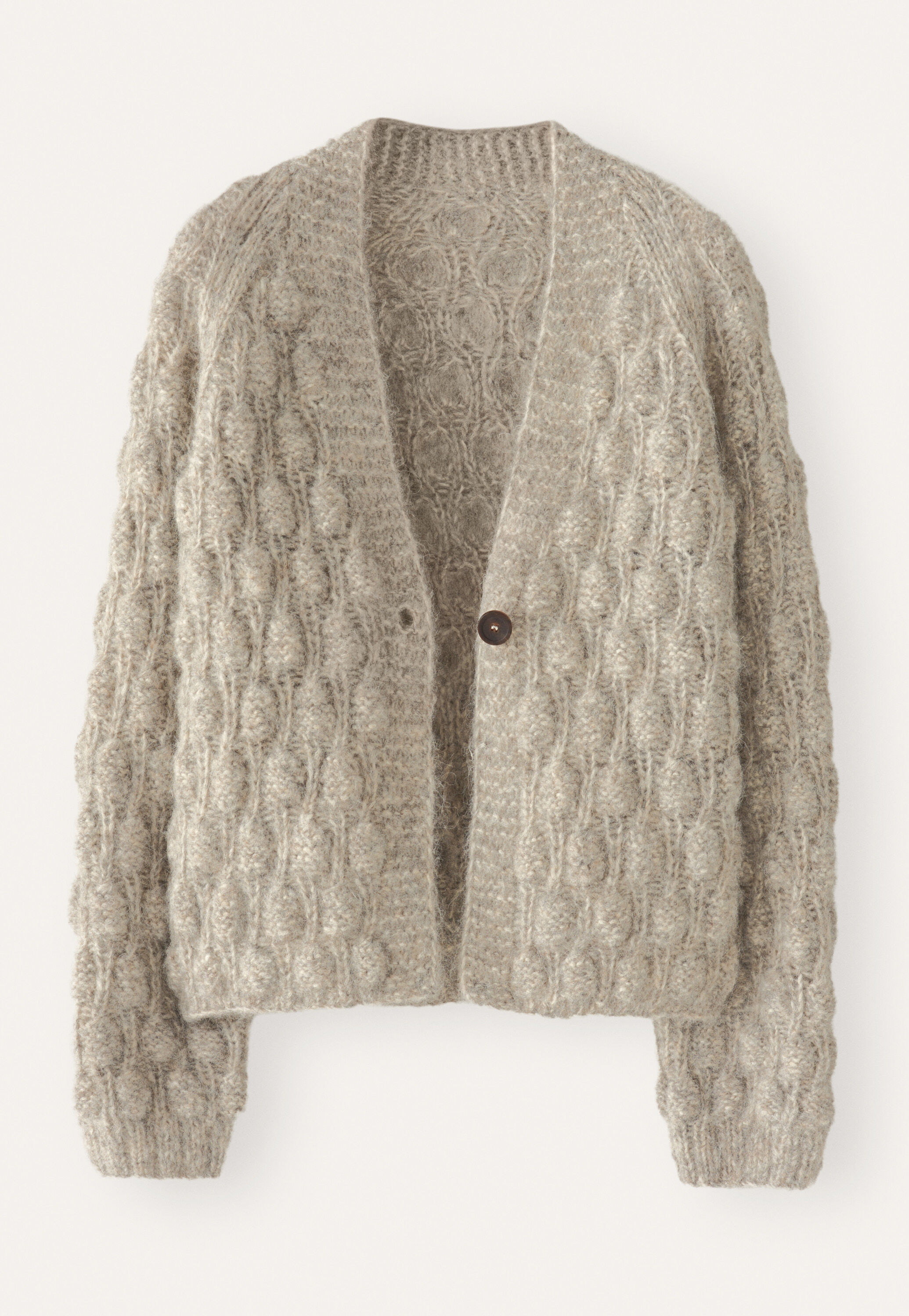 Hand-knitted cardigan