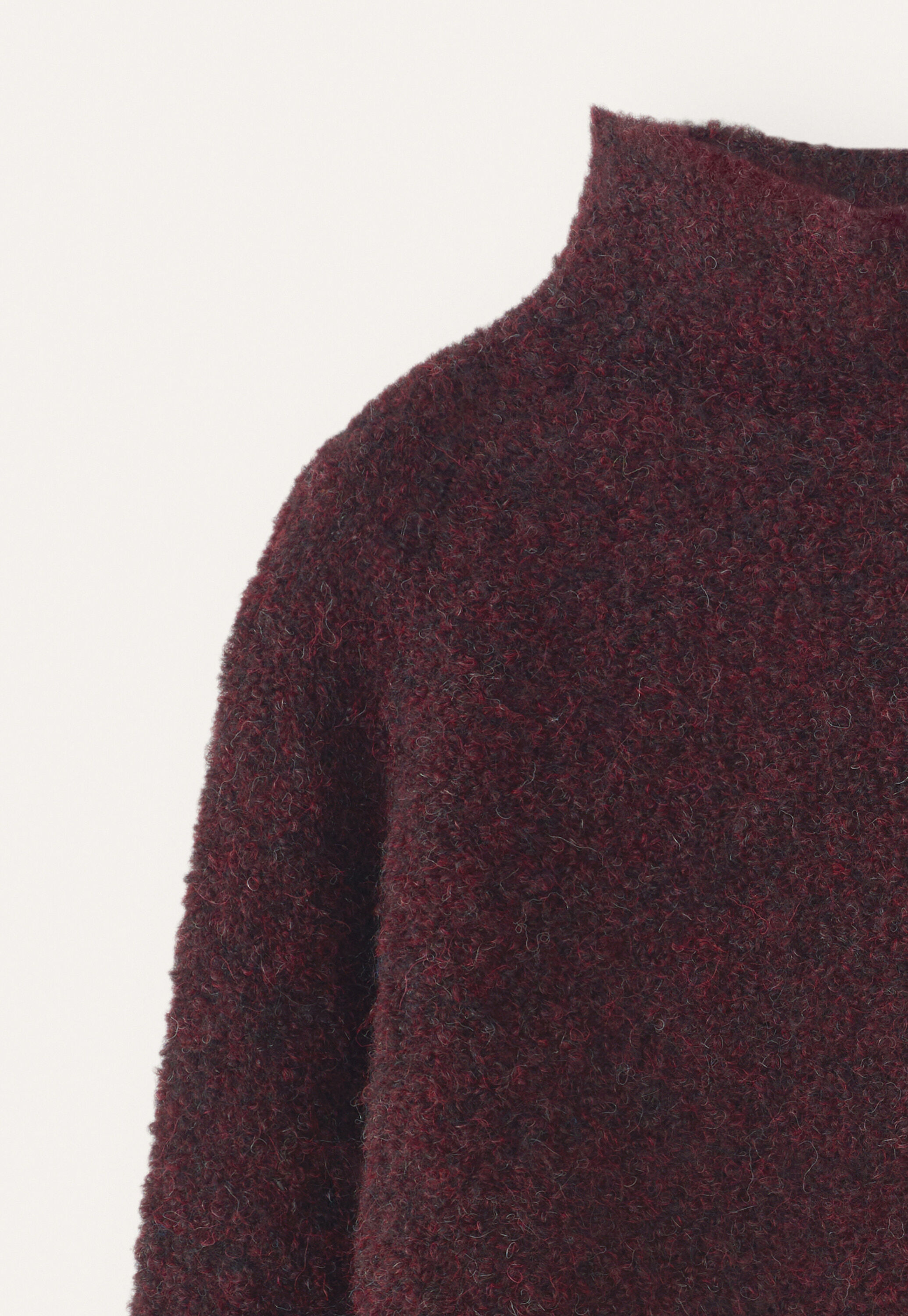 Funnel-neck sweater